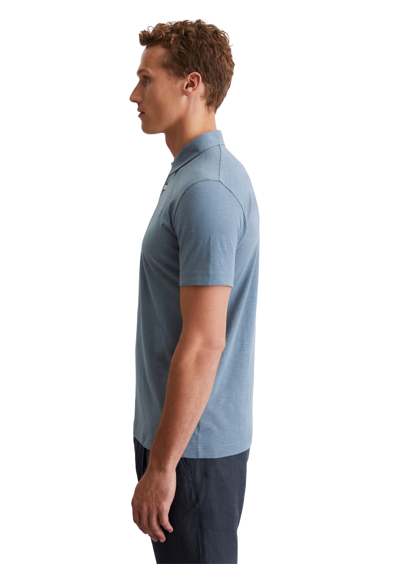 Marc O'Polo Poloshirt »in softer Slub-Jersey-Qualität«