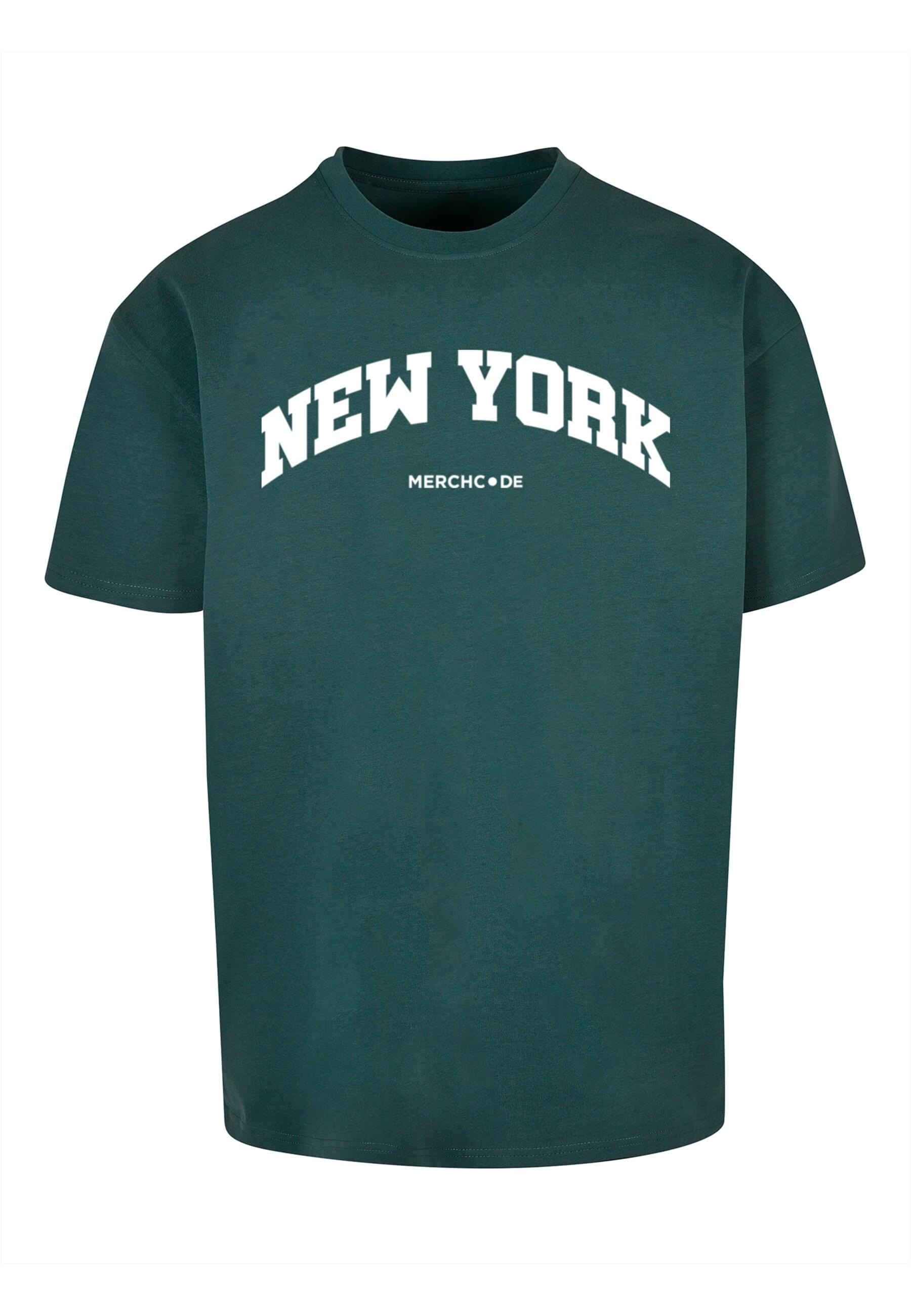 Merchcode T-Shirt "Merchcode Herren New York Wording - Heavy Oversize Tee", günstig online kaufen