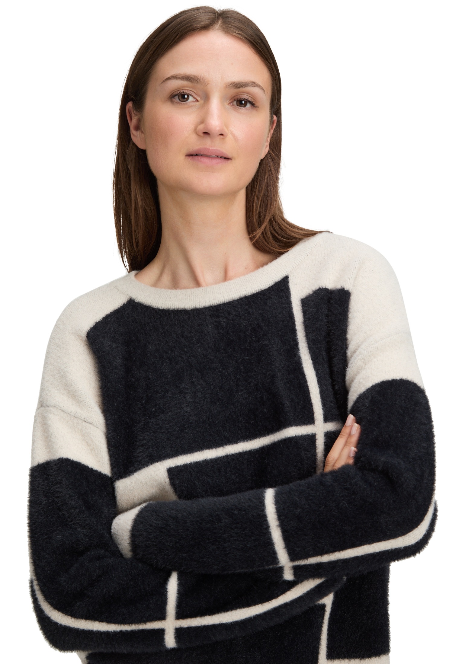 Betty&Co Strickpullover »Damen mit Jacquard« 1 Stk.