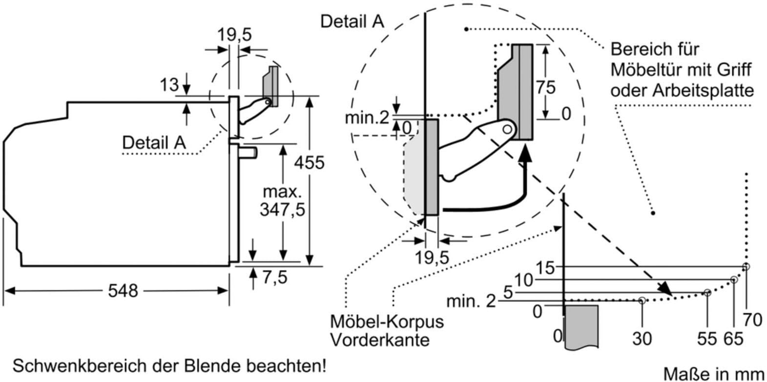 SIEMENS Dampfbackofen »CS636GBS2«, iQ700, CS636GBS2, mit Teleskopauszug nachrüstbar