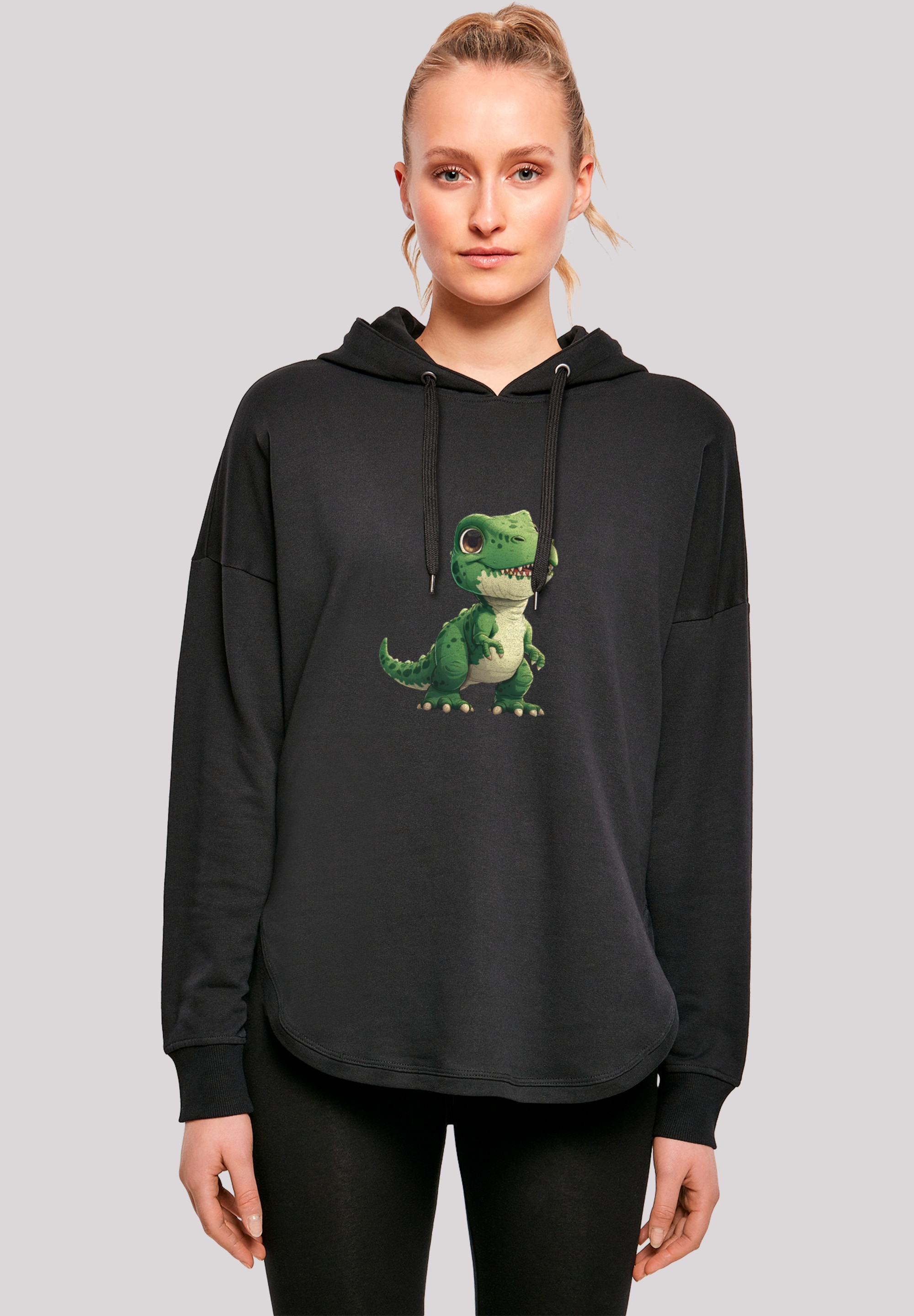 F4NT4STIC Kapuzenpullover "Süßer grüner Dino" Premium Qualität günstig online kaufen