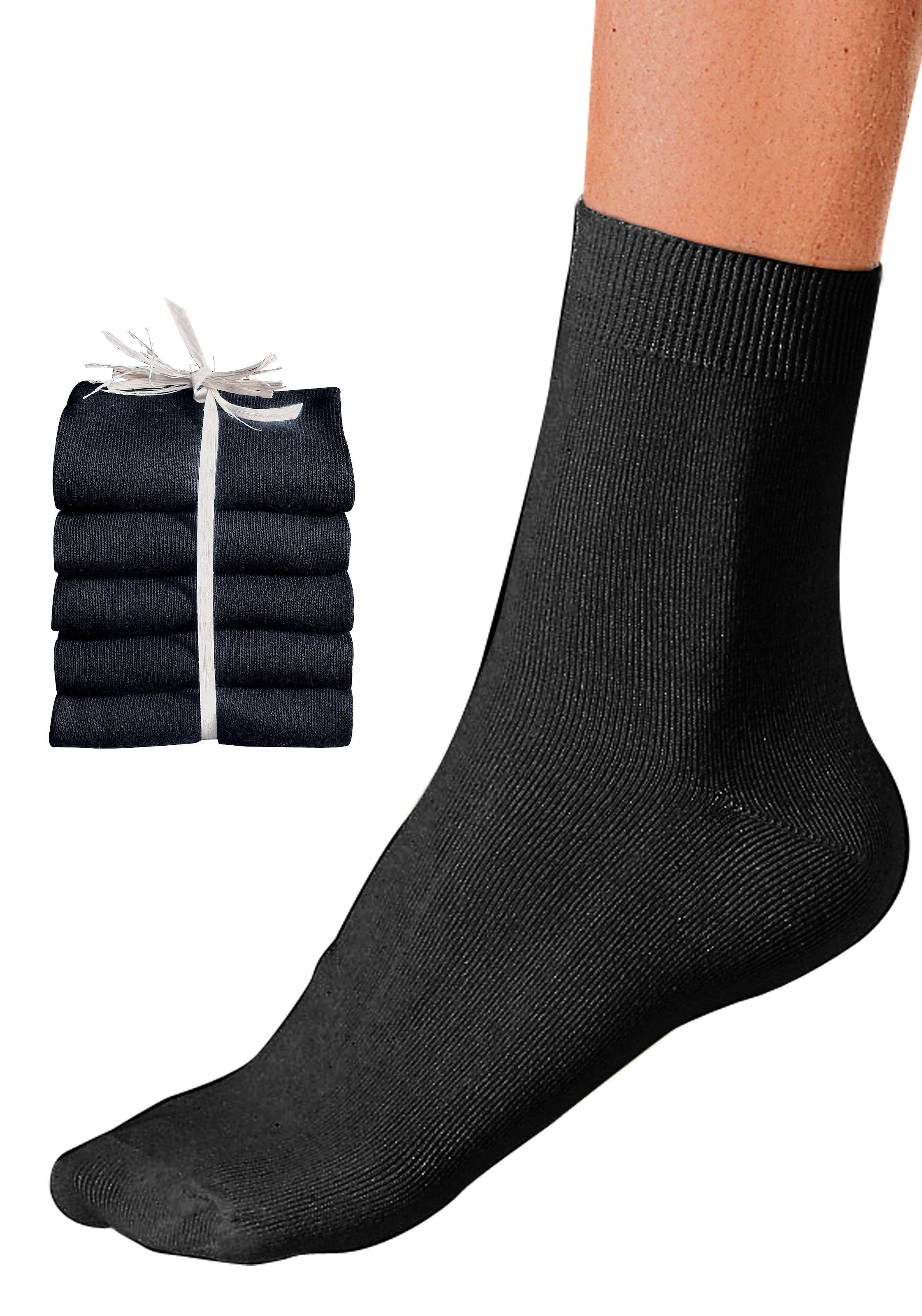 Go in Basicsocken, (Set, 5 Paar), unifarben kaufen | BAUR