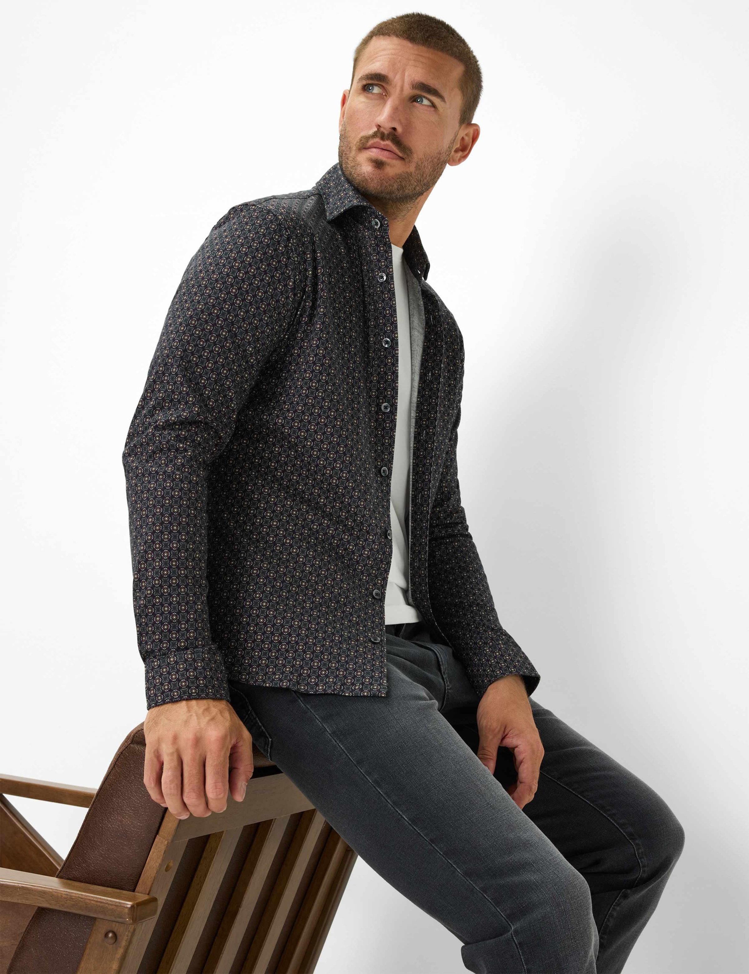 Brax Langarmhemd »Style HAROLD«
