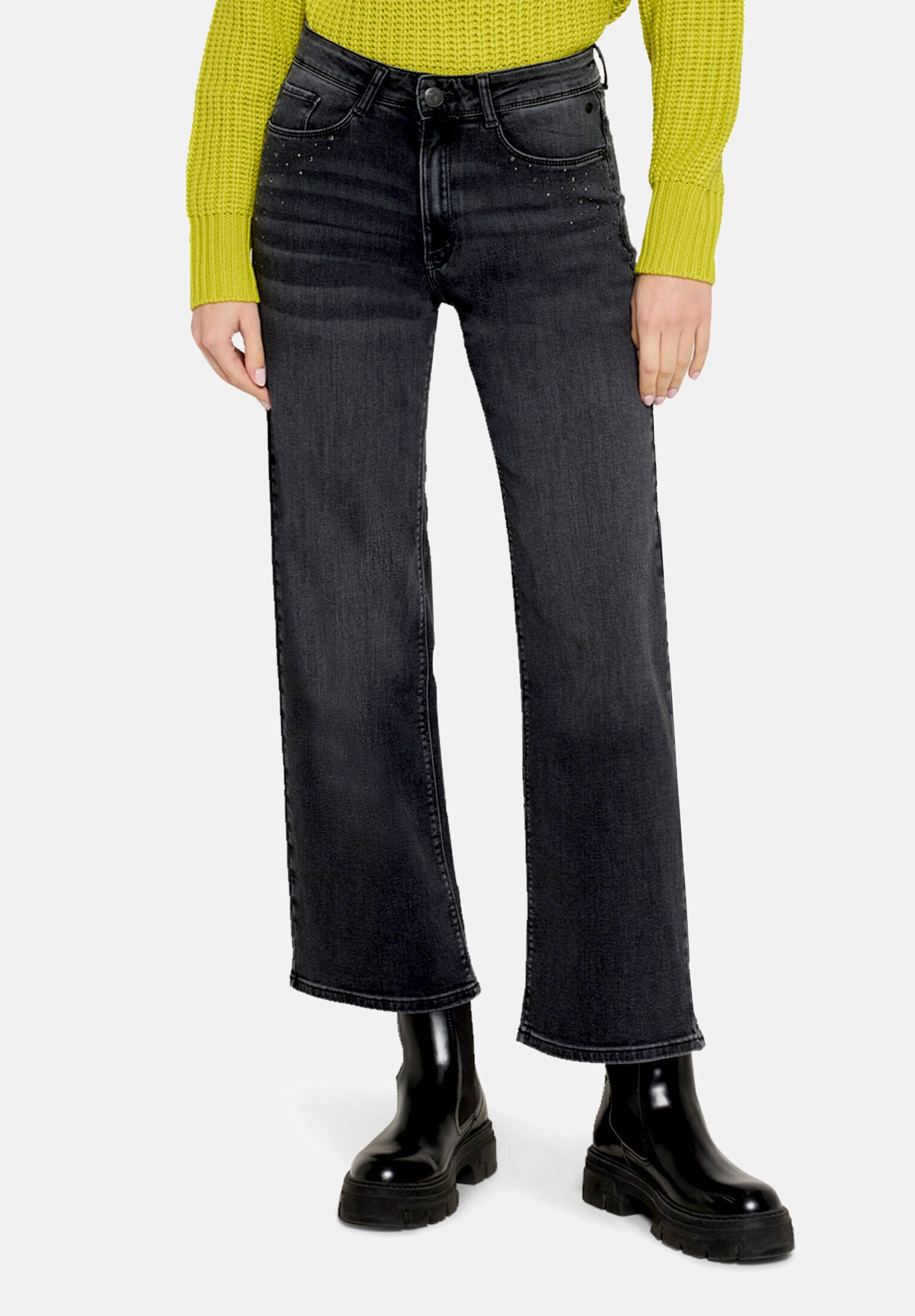 Betty&Co High-waist-Jeans »Damen mit Strass«