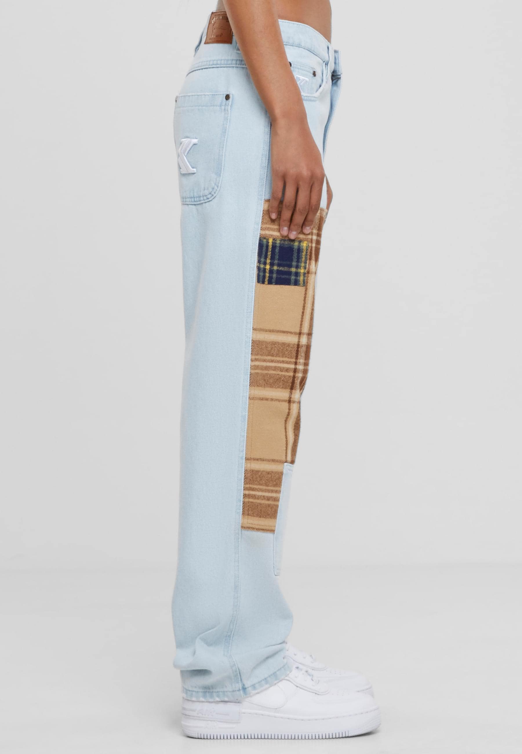 Karl Kani Bequeme Jeans »Karl Kani Herren KK Retro Patchwork Carpenter Pants«
