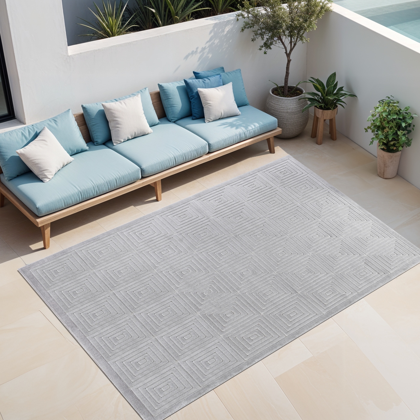 Livabliss Teppich »TEMARA«, rechteckig, 11 mm Höhe