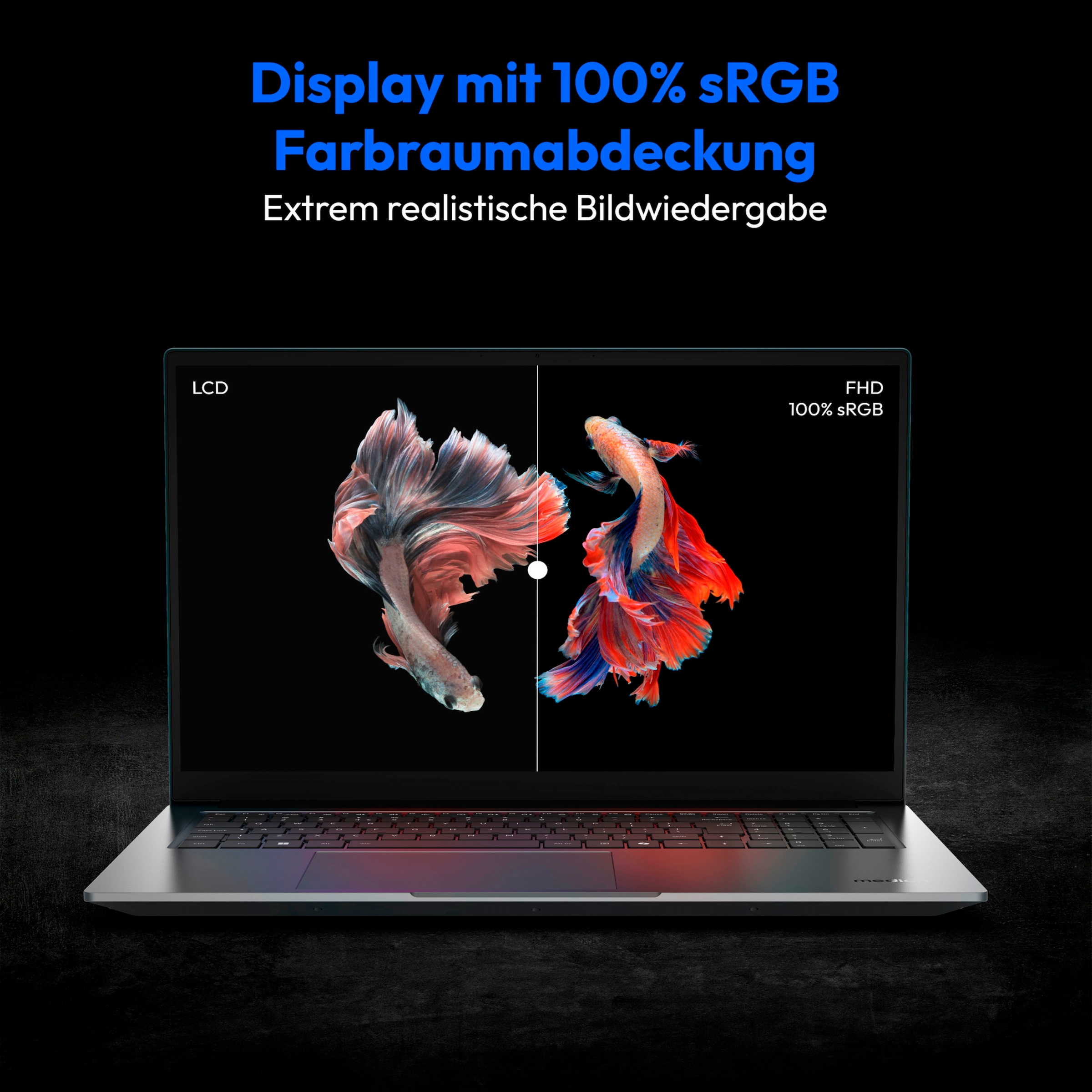 Medion® Notebook »S20 Ultrathin Laptop«, 43,9 cm, / 17,3 Zoll, Intel, Ultra 7, ARC, 1000 GB SSD