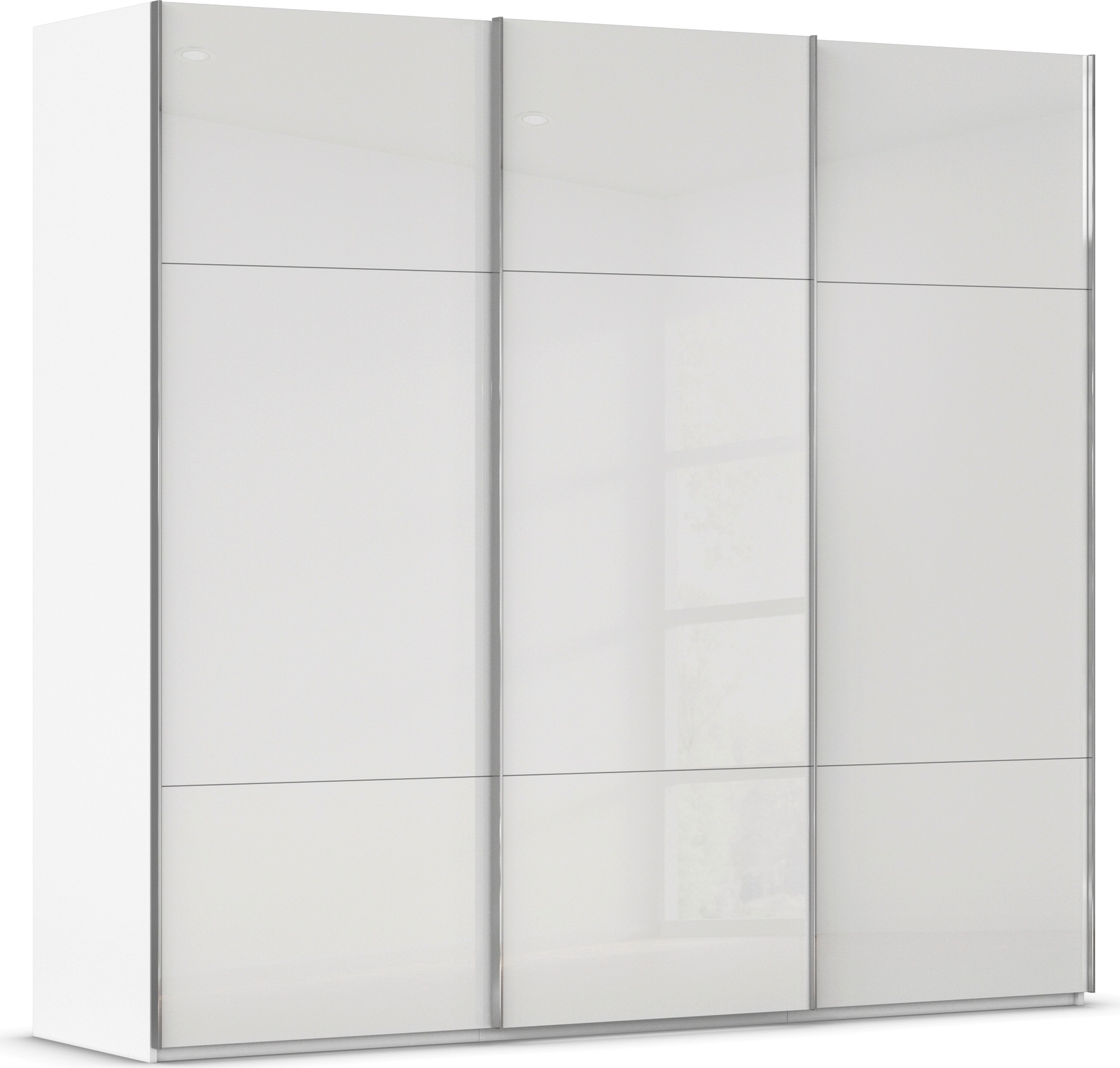 rauch Schwebetürenschrank "Kleiderschrank Schrank Garderobe Schlafzimmerschrank CONTIDO" 3 verschiedene Ausstattungen BASIC/CLASSIC/PREMIUM, aus hochwertigem Material in 6 Breiten 2 Griff-Farben MADE IN GERMANY