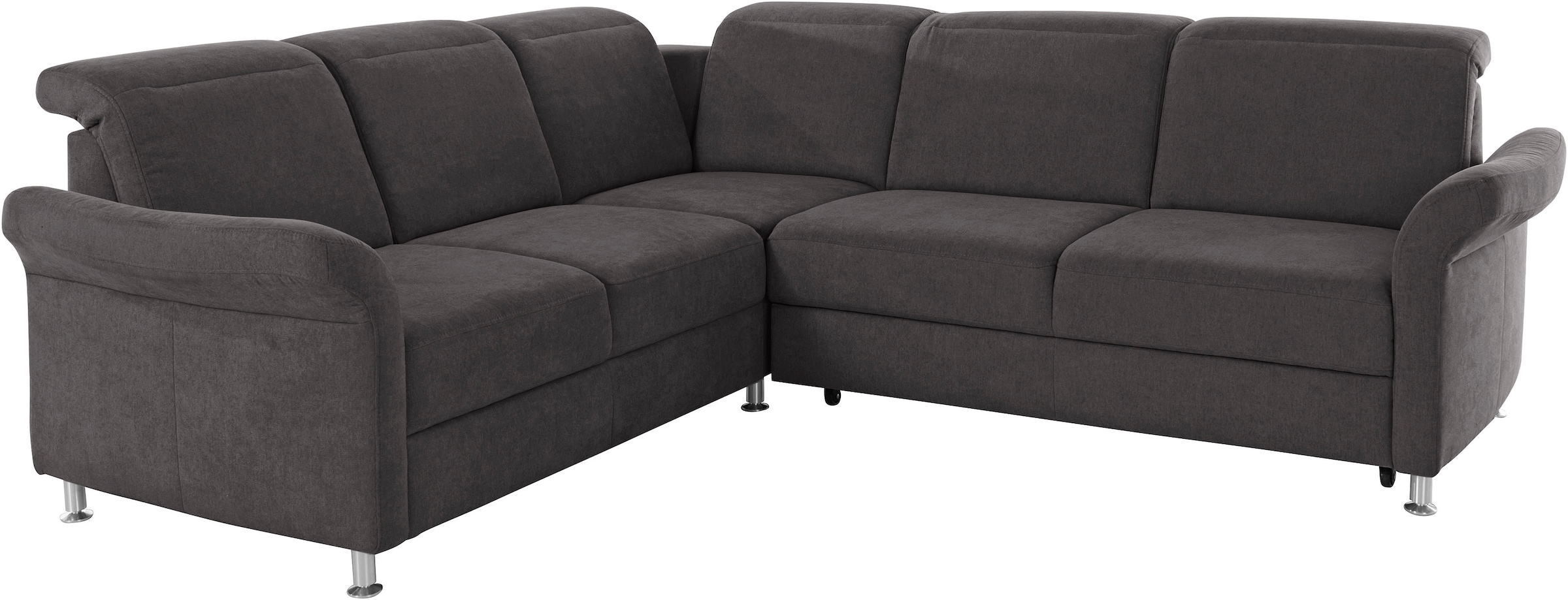 sit&more Ecksofa »Darwin L-Form« inklusive Federkern, wahlweise mit Kopfteilverstellung, Bettfunktion