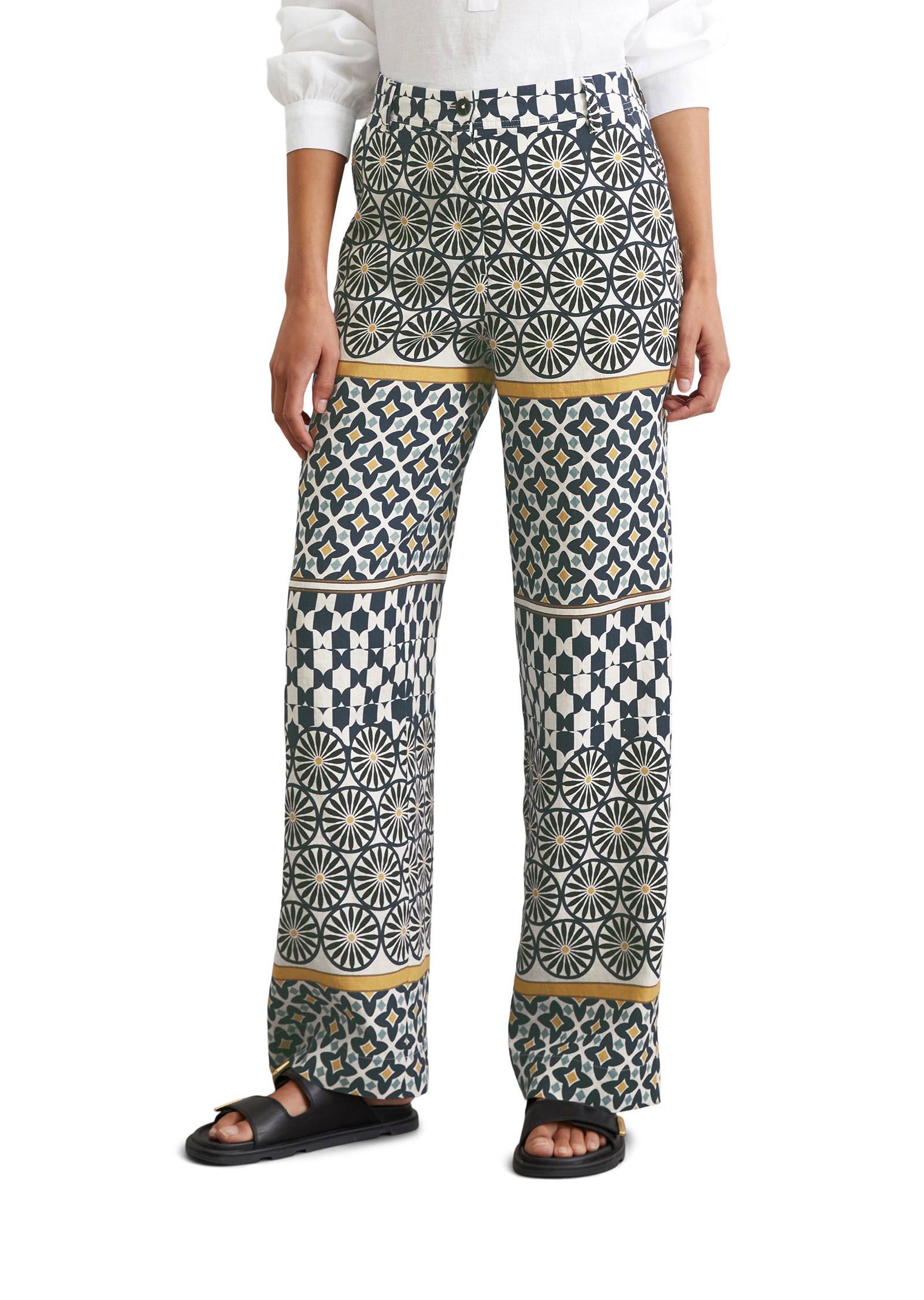Marc OPolo Chinohose "mit lässigem Allover-Print" günstig online kaufen