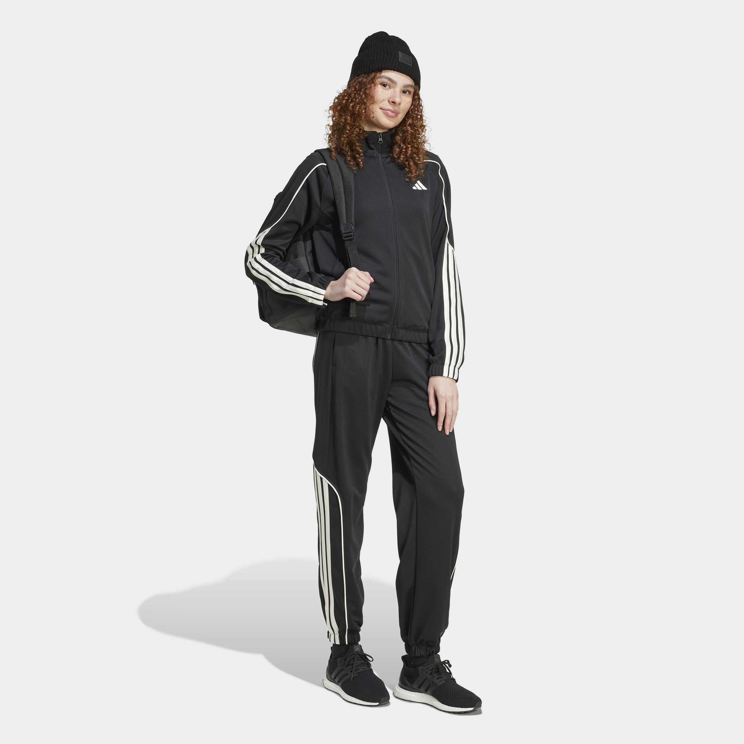adidas Sportswear Trainingsanzug "STADIUM 3-STREIFEN" 2 für Erwachsene, zweiteiliges Set, aus Polyester