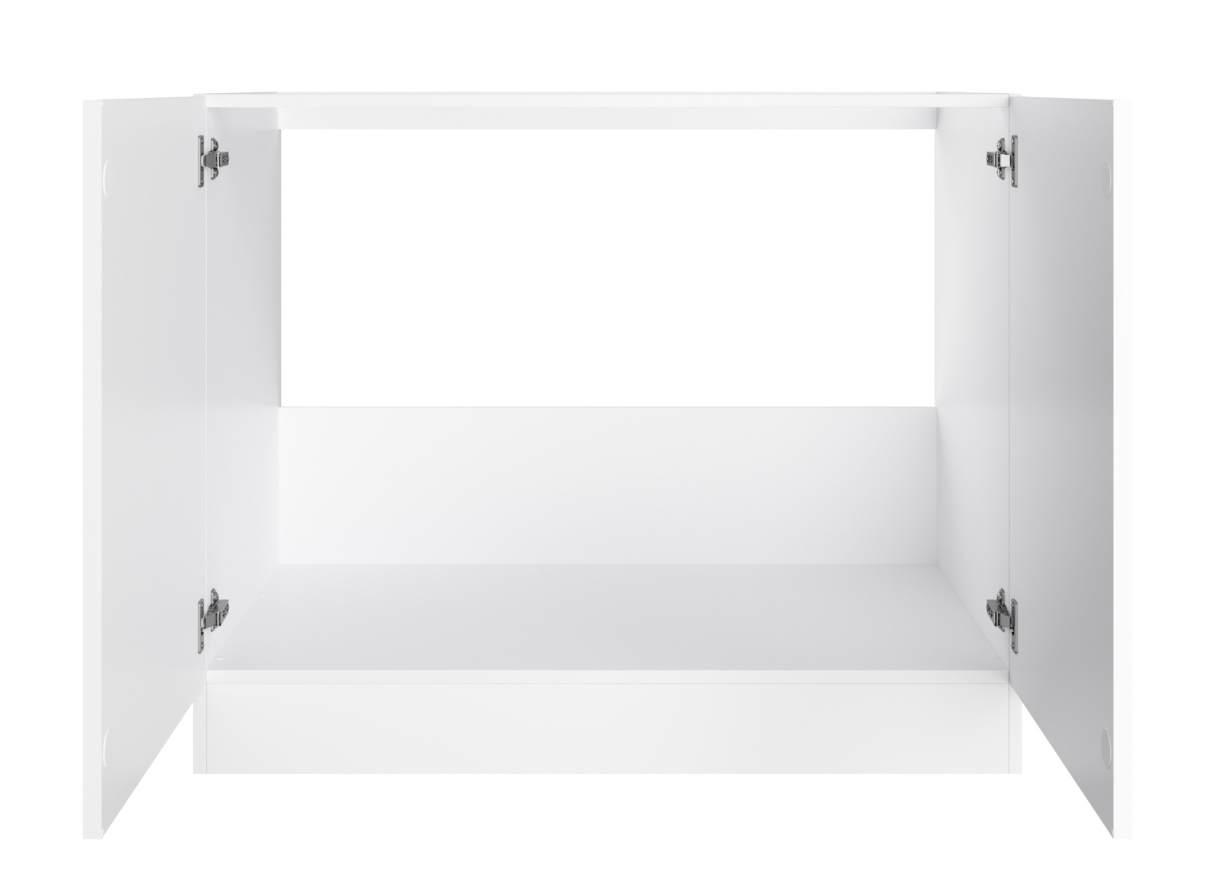 KOCHSTATION Spülenschrank »KS-Milan« Spülenschrank 100 cm, matte oder hochglänzende Fronten