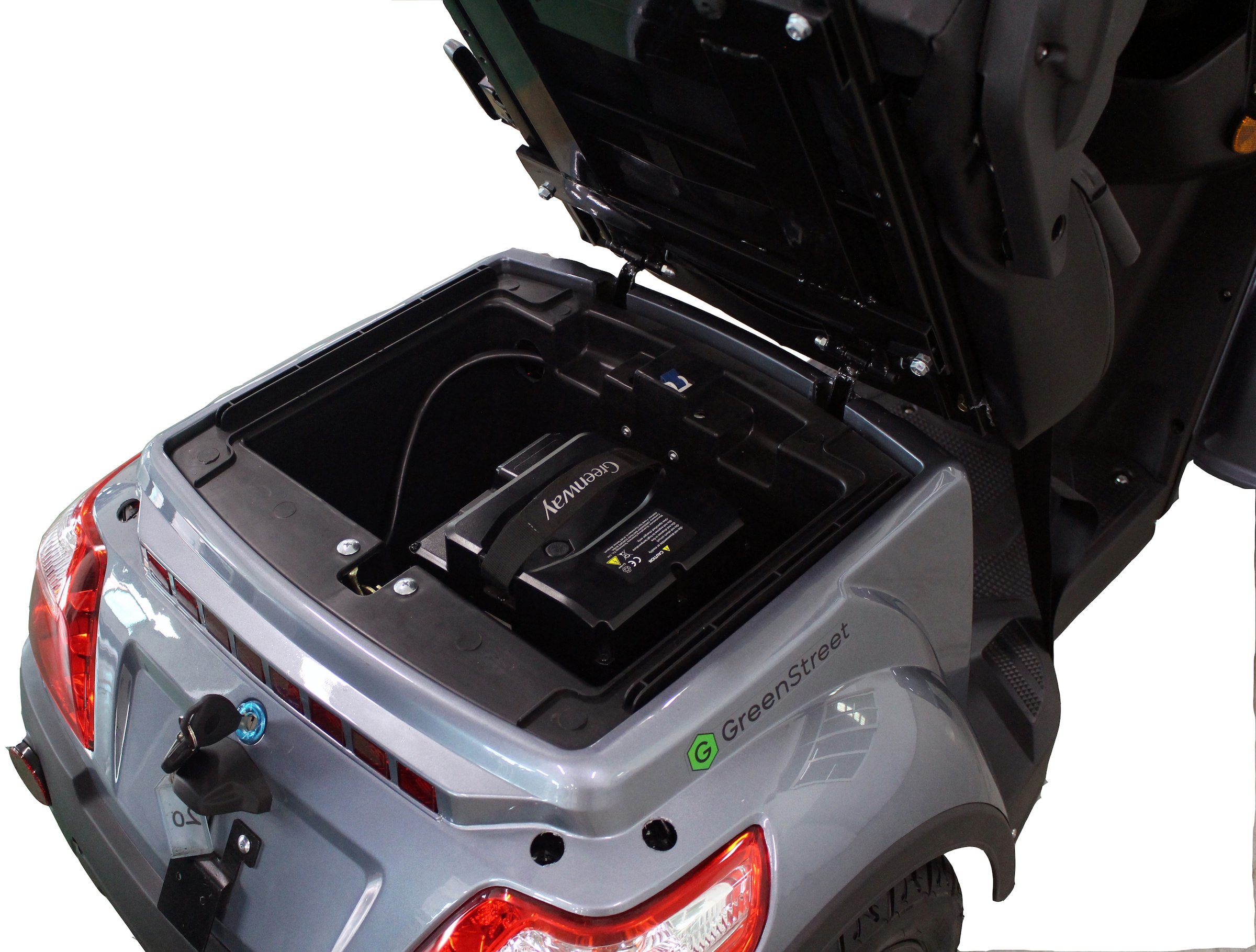 GreenStreet Elektromobil »E-Mover Deluxe«, mit 60V/26Ah Li-Ion-Akku, inkl. Topcase