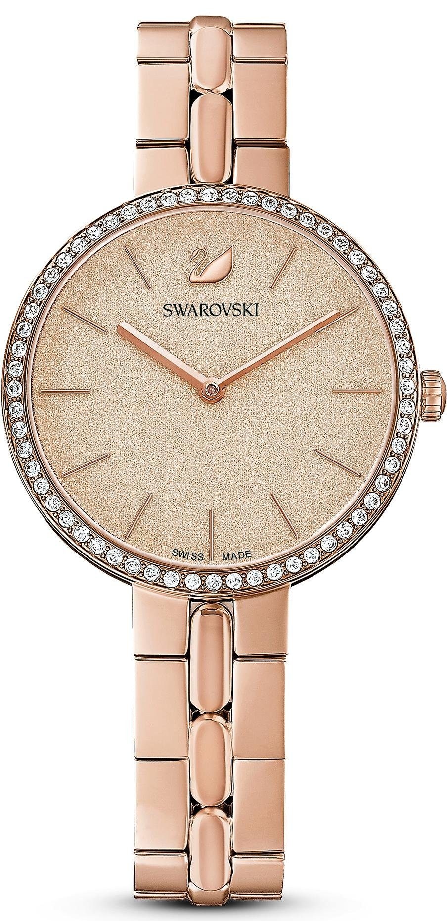 Quarzuhr »COSMOPOLITAN, 5517800«, Armbanduhr, Damenuhr, Swarovski-Kristalle, Swiss Made