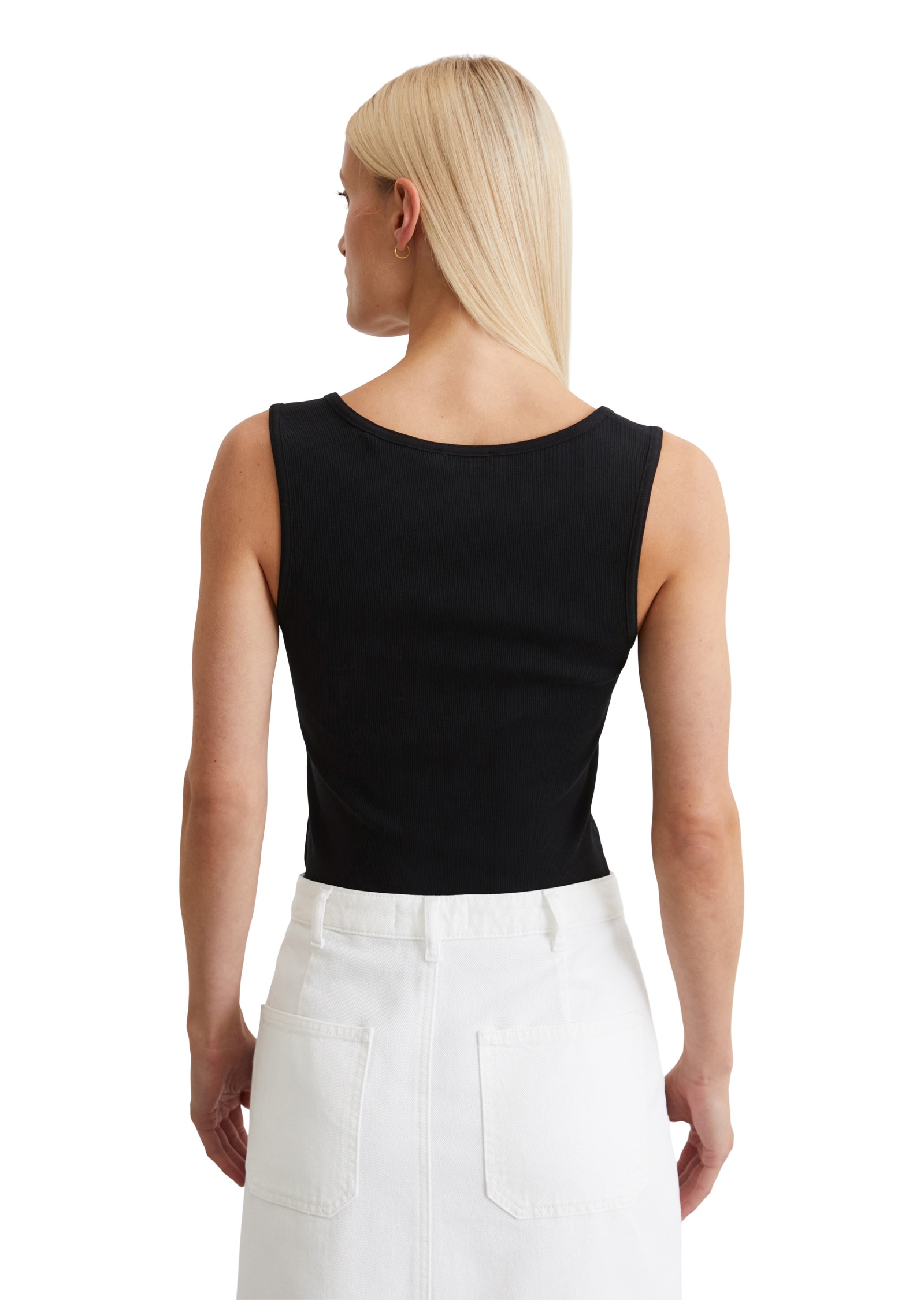 Marc O'Polo T-Shirt »mit Knopfleiste«