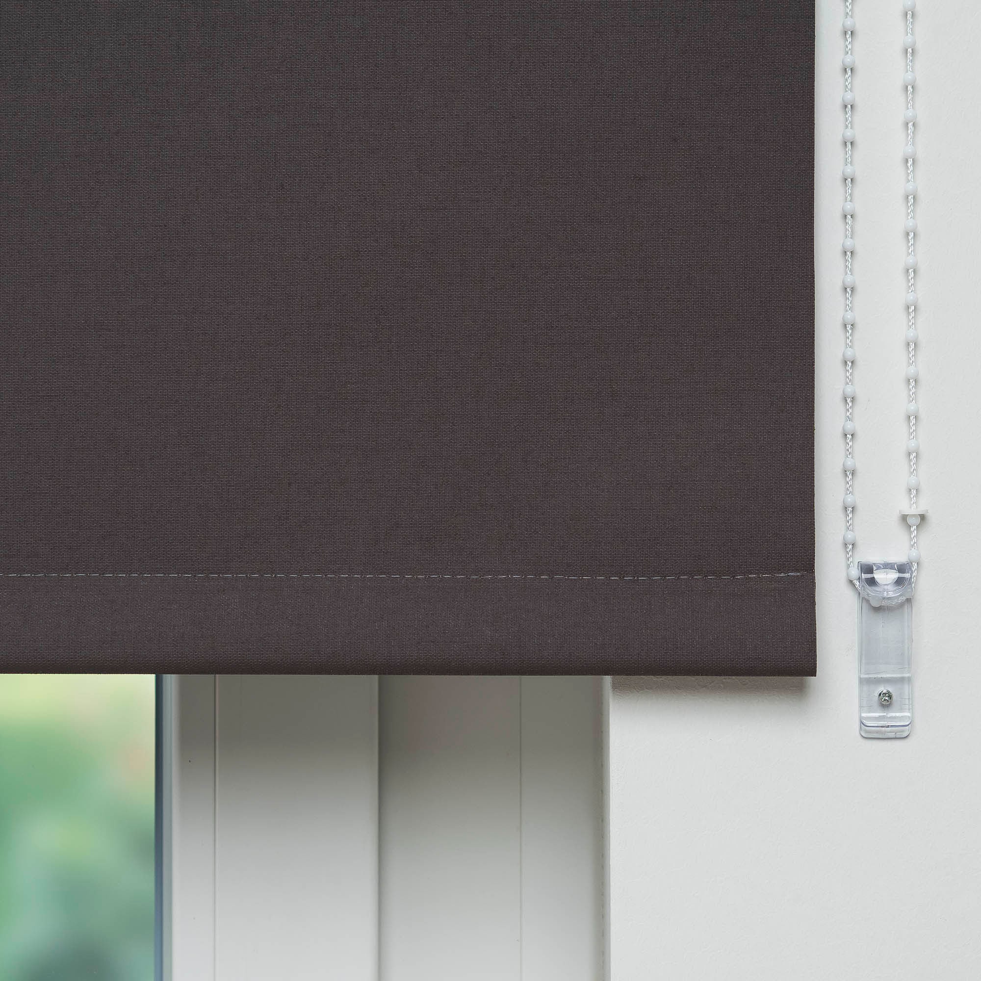 Liedeco Seitenzugrollo »Uni«, Lichtschutz, mit Bohren, freihängend, Welle 36 mm stabiler Kettenzug
