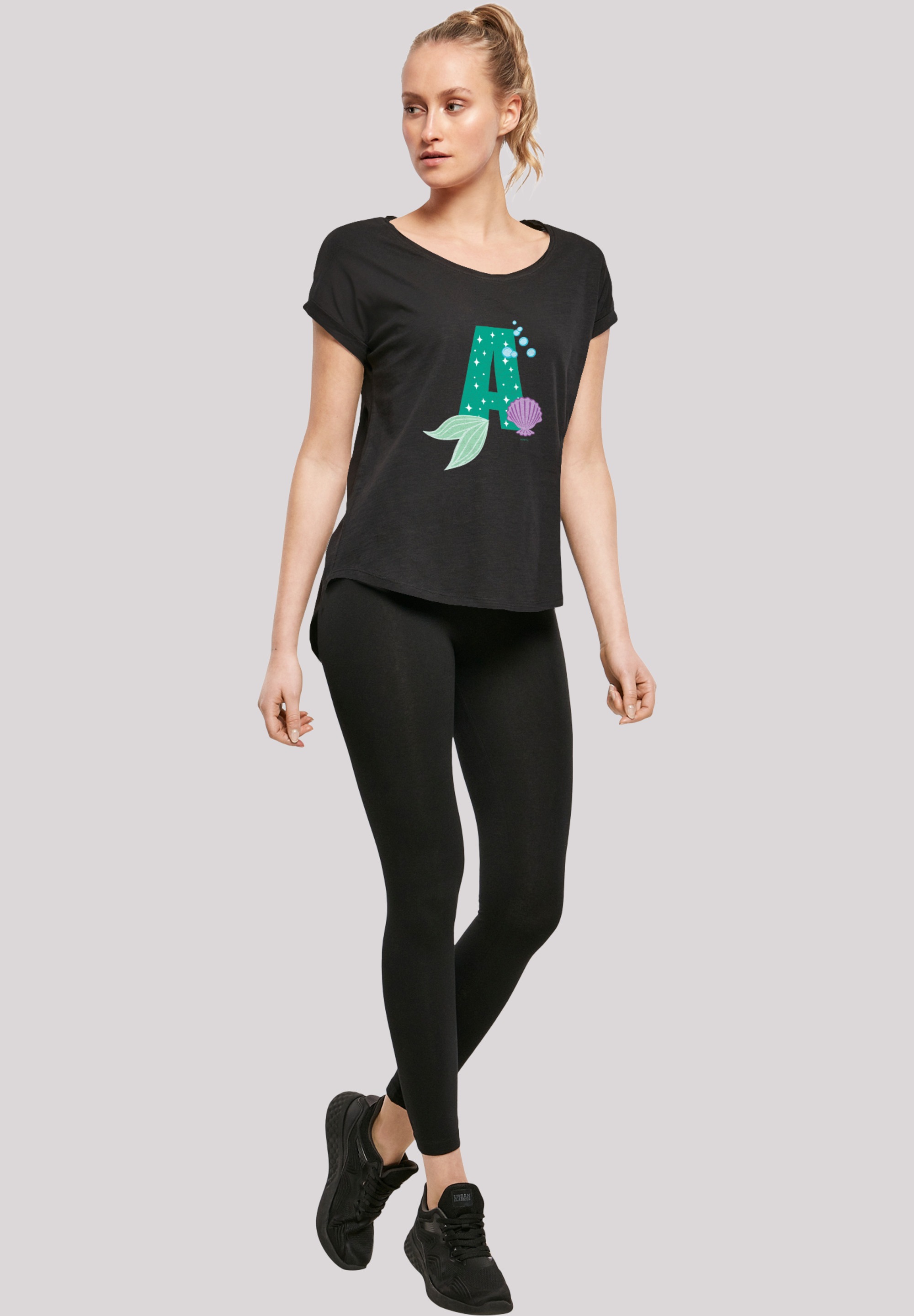 F4NT4STIC T-Shirt »Disney Alphabet A Is For Arielle die Meerjungfrau«, Print