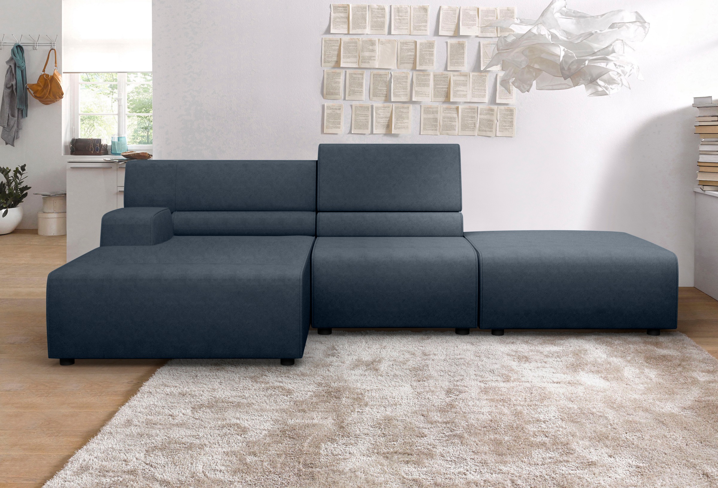 Egoitaliano Ecksofa "Babouche, Designsofa mit außergewöhnlichem Sitzkomfort günstig online kaufen