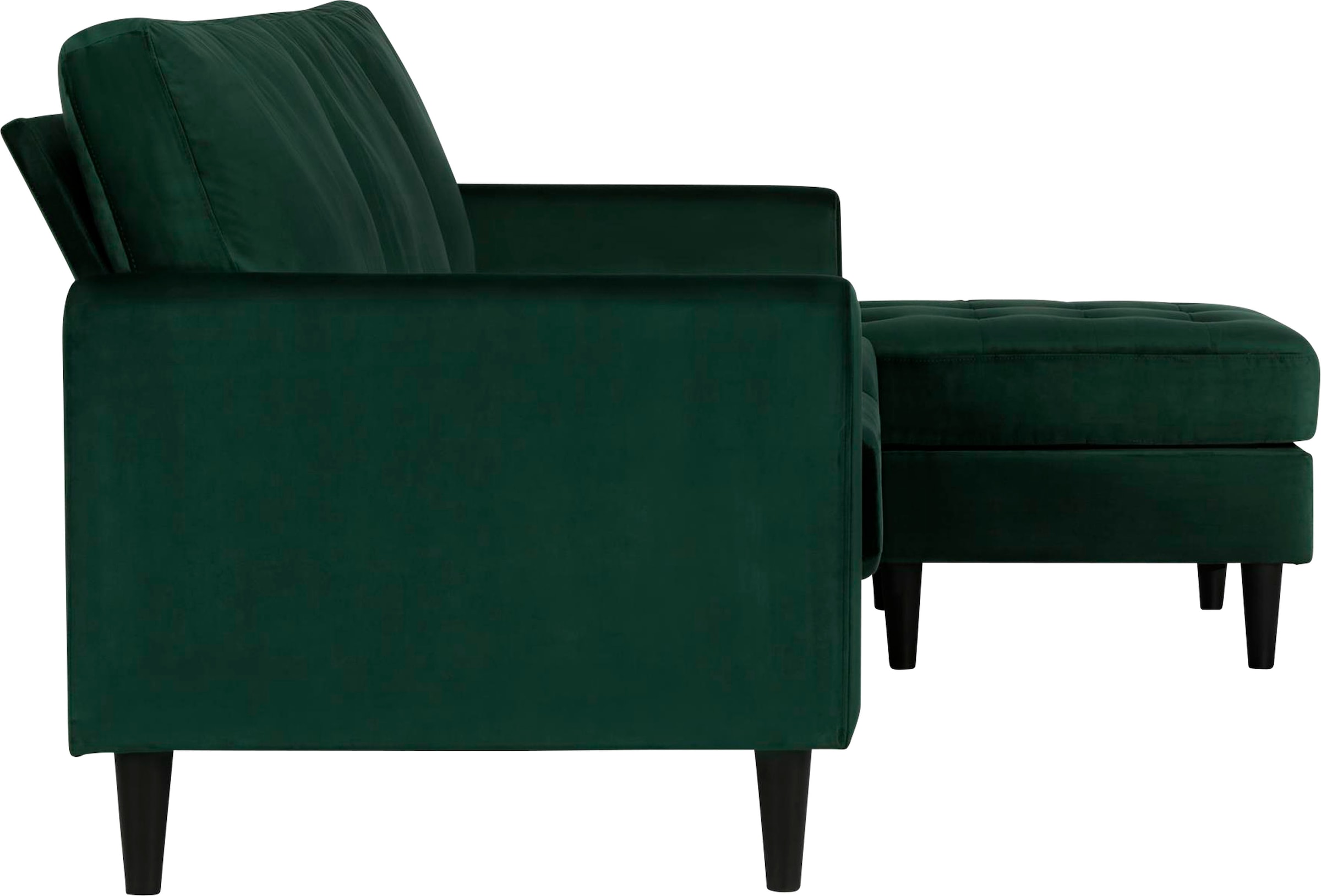 Cosmo Living Ecksofa »Strummer«, Ottomane beidseitig montierbar