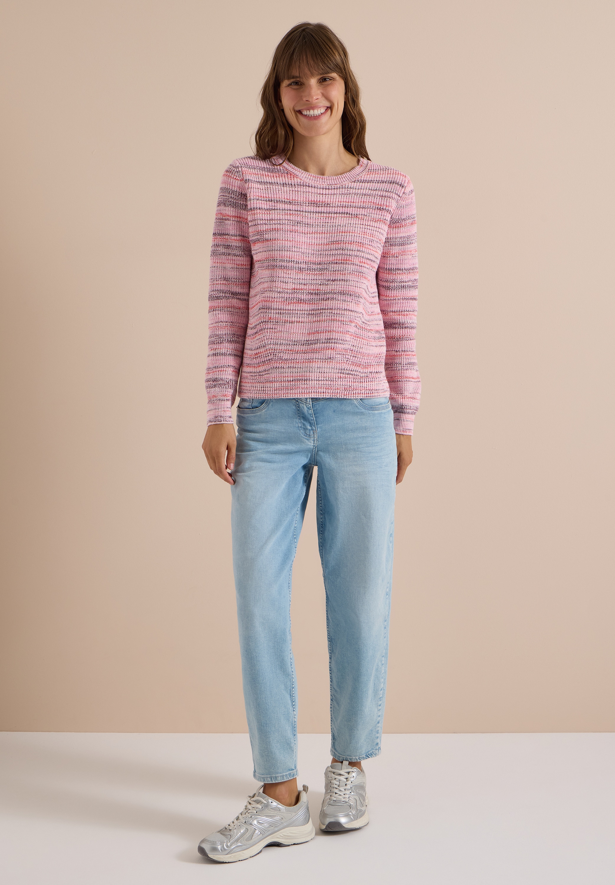 Cecil Strickpullover aus reiner Baumwolle