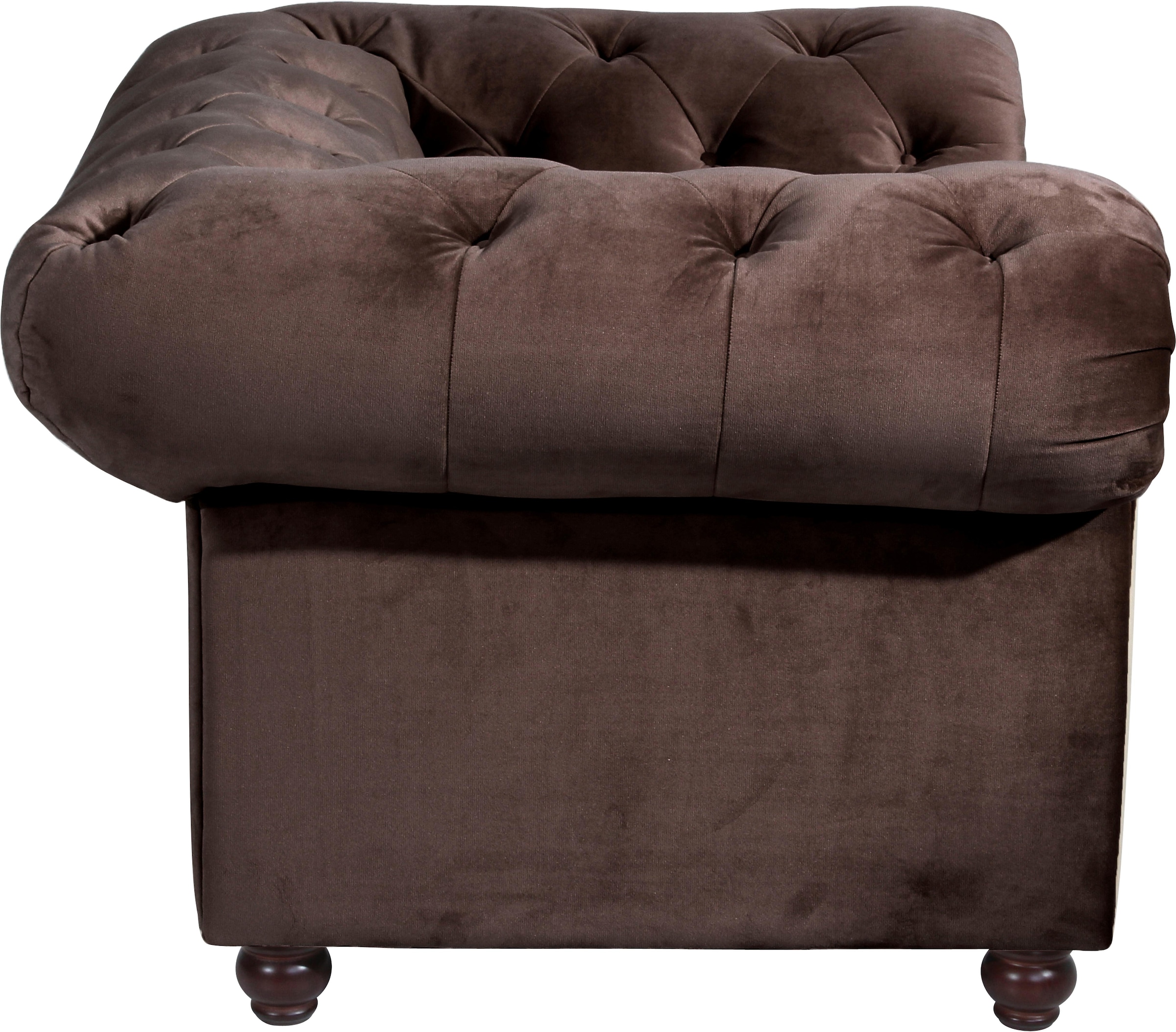 Max Winzer® Chesterfield-Sessel »Old England, Loungesessel, modern, Retro und elegant, bequemer Sessel«, mit edler Knopfheftung