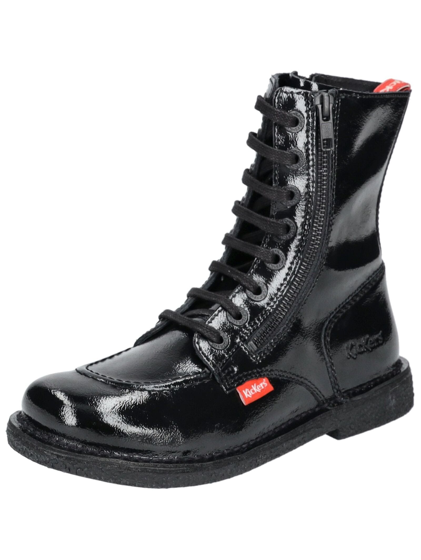 Kickers Schnürstiefelette "Kickers Stiefelette Leder" günstig online kaufen
