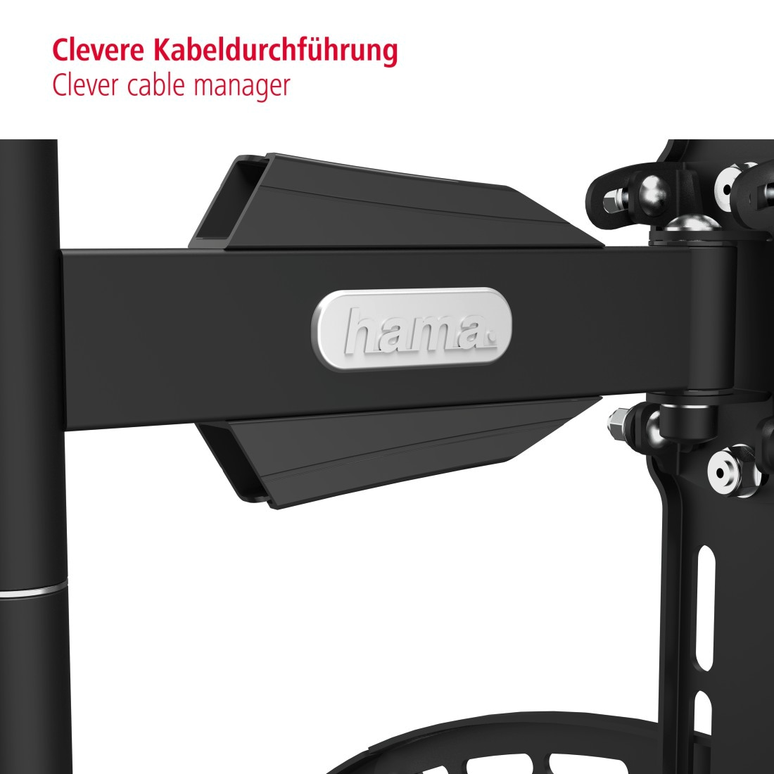 Hama TV-Wandhalterung »Halterung, schwenkbar, neigbar, ausziehbar von 94 - 191 cm (37" - 75")«, bis 191 cm Zoll, max. 45 kg