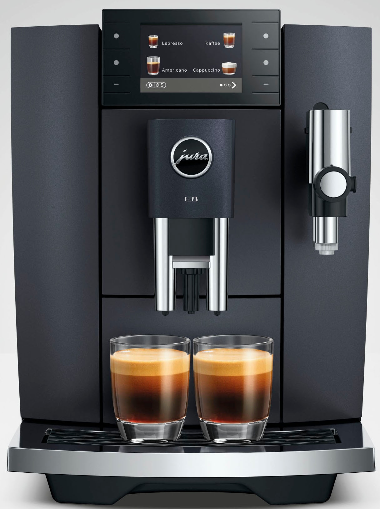JURA Kaffeevollautomat »15749 E8 Cosmic Black (ED)«