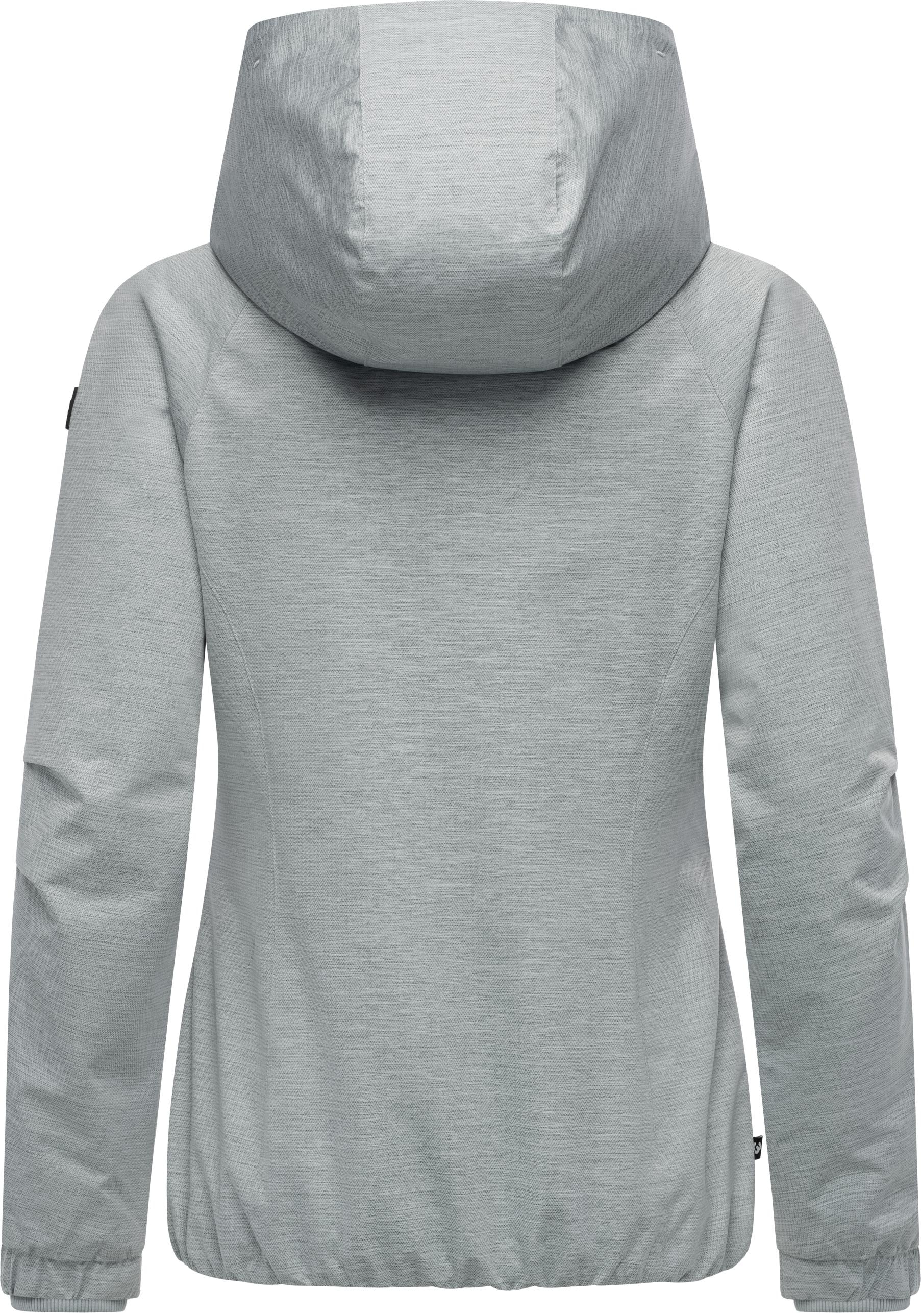 Ragwear Outdoorjacke »Dizzie Tech«, mit Kapuze, Wasserdichte Damen Übergangsjacke mit großer Kapuze