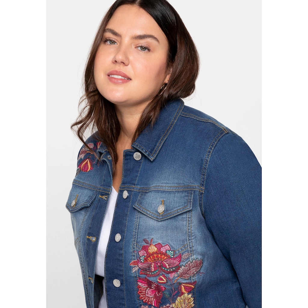 sheego by Joe Browns Jeansjacke »Große Größen«, ohne Kapuze