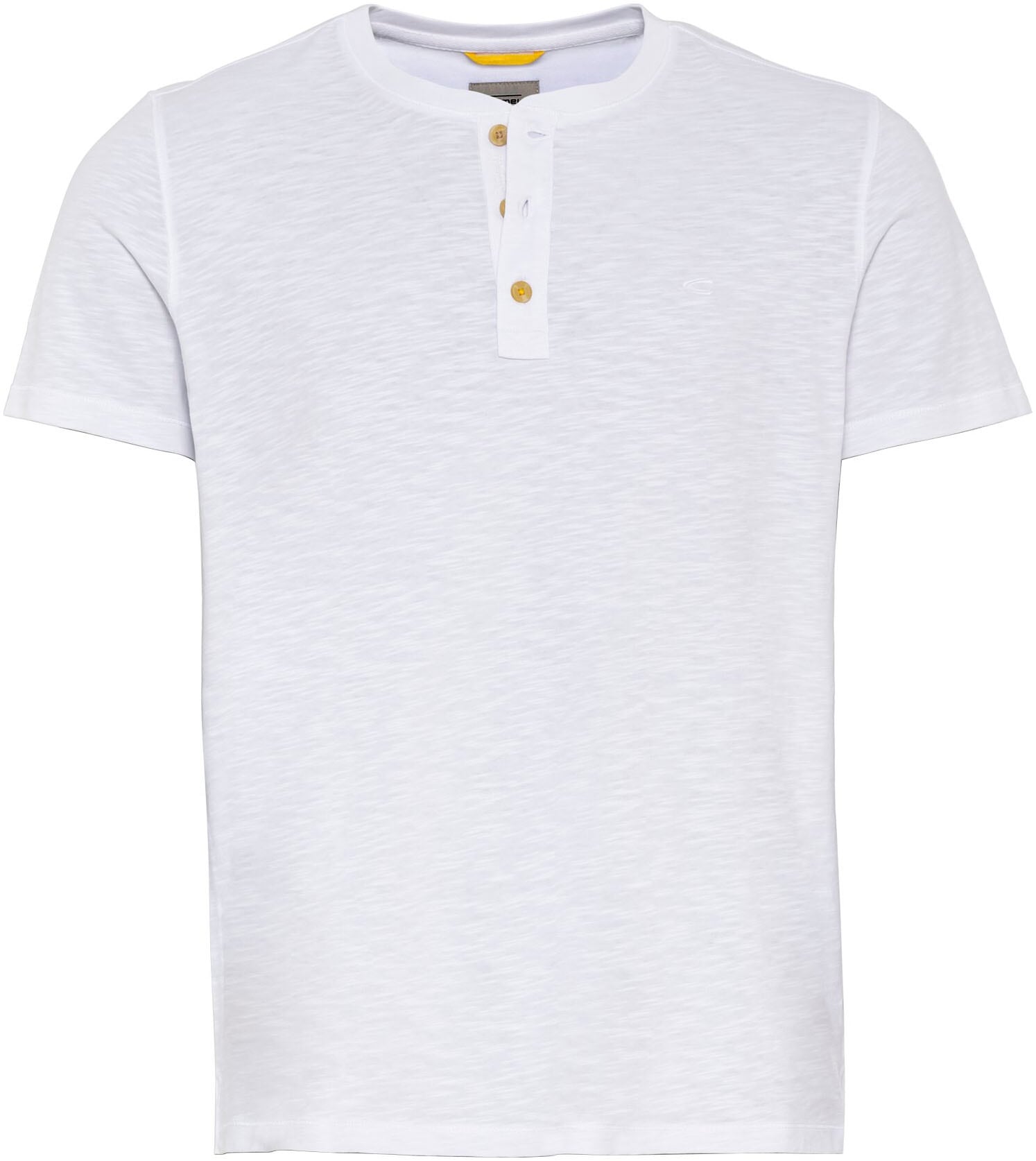 camel active T-Shirt, mit Knopfleiste