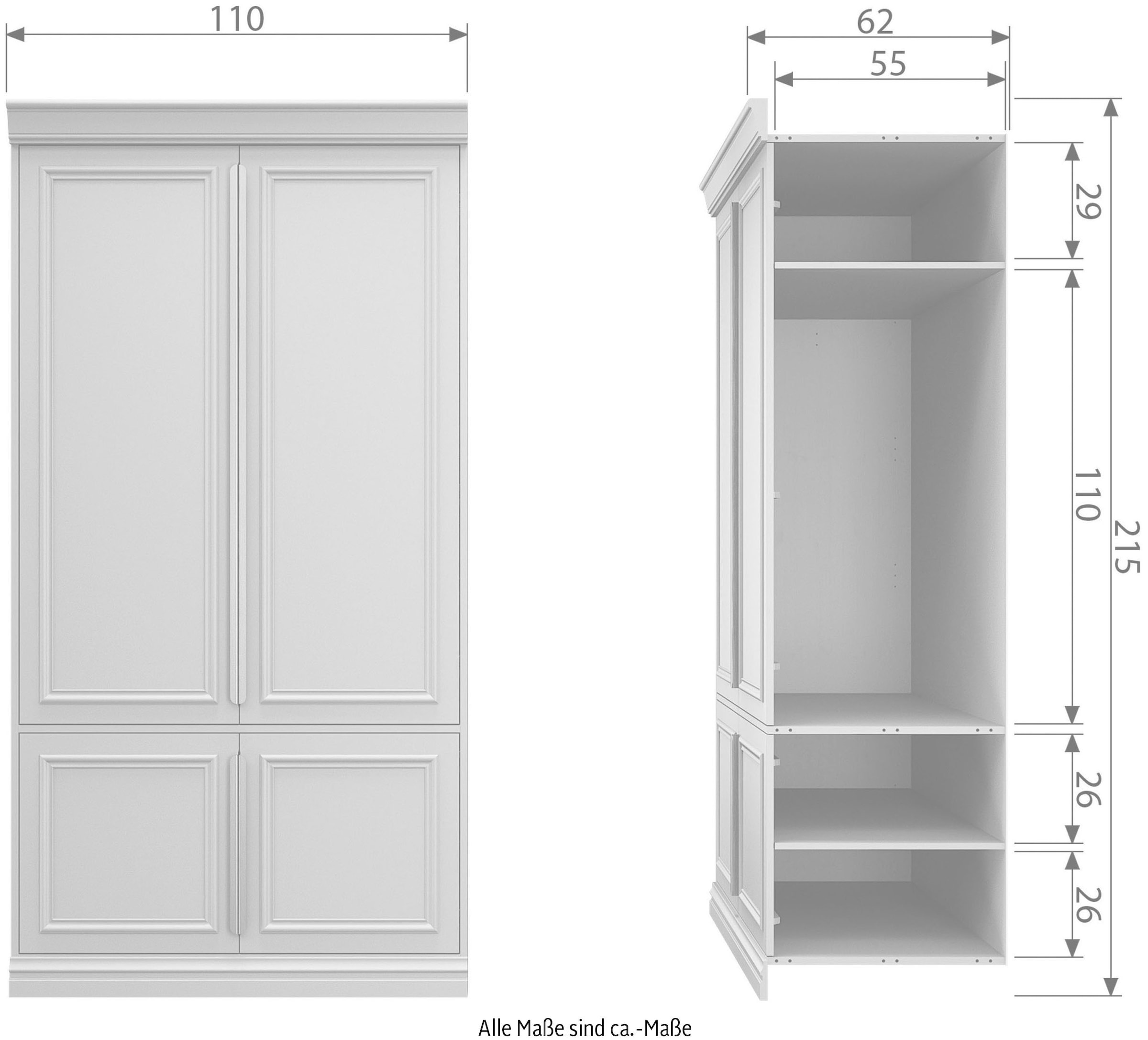 BePureHome Garderobenschrank »Organize«