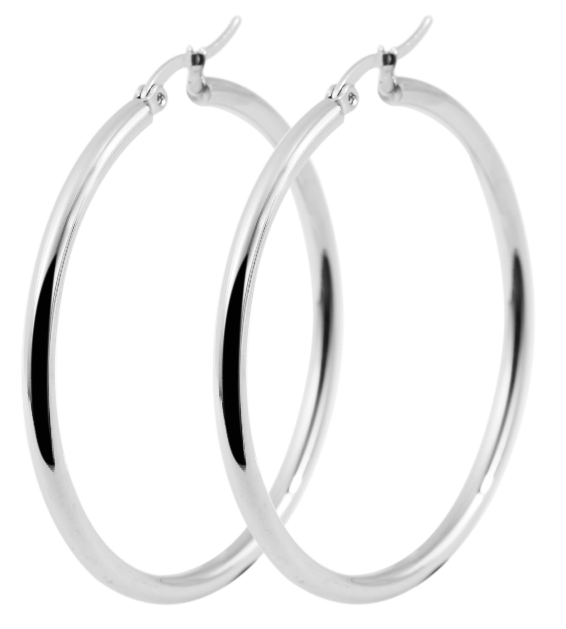 Adelia´s Klappcreolen »Damen Ohrringe – Klappcreole aus Edelstahl« Ein Geschenk, das Freude macht