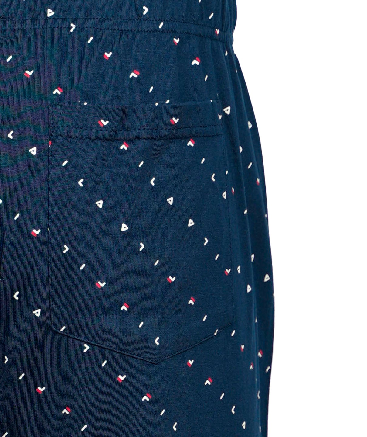 Fila Shorty »MAN JERSEY PYJAMAS«, (2 tlg.), Hose gepunktet mit Gummizug, Shirt mit Rundhalsausschnitt