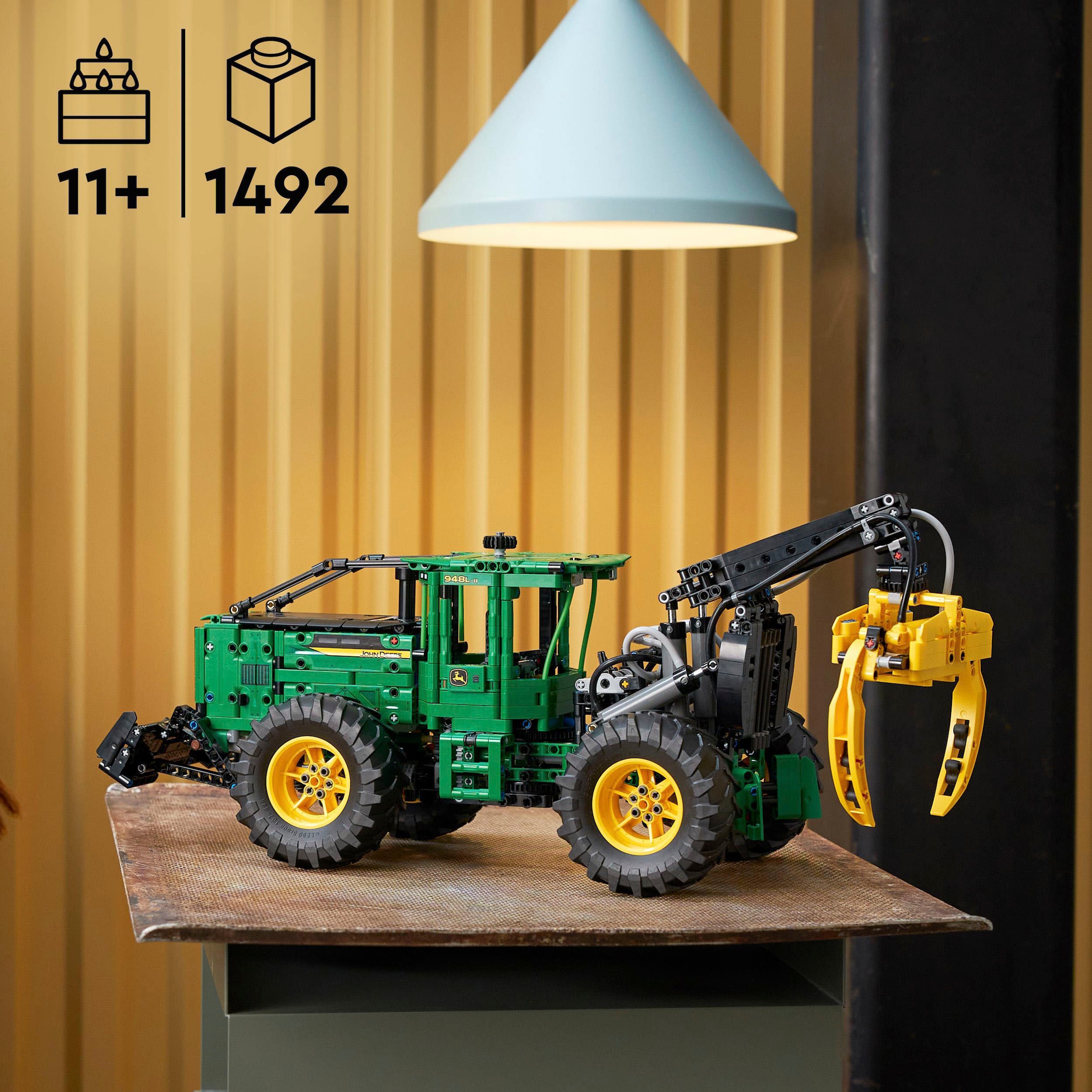 LEGO® Konstruktionsspielsteine »John Deere 948L-II Skidder (42157), LEGO® Technic«, (1492 St.), Made in Europe