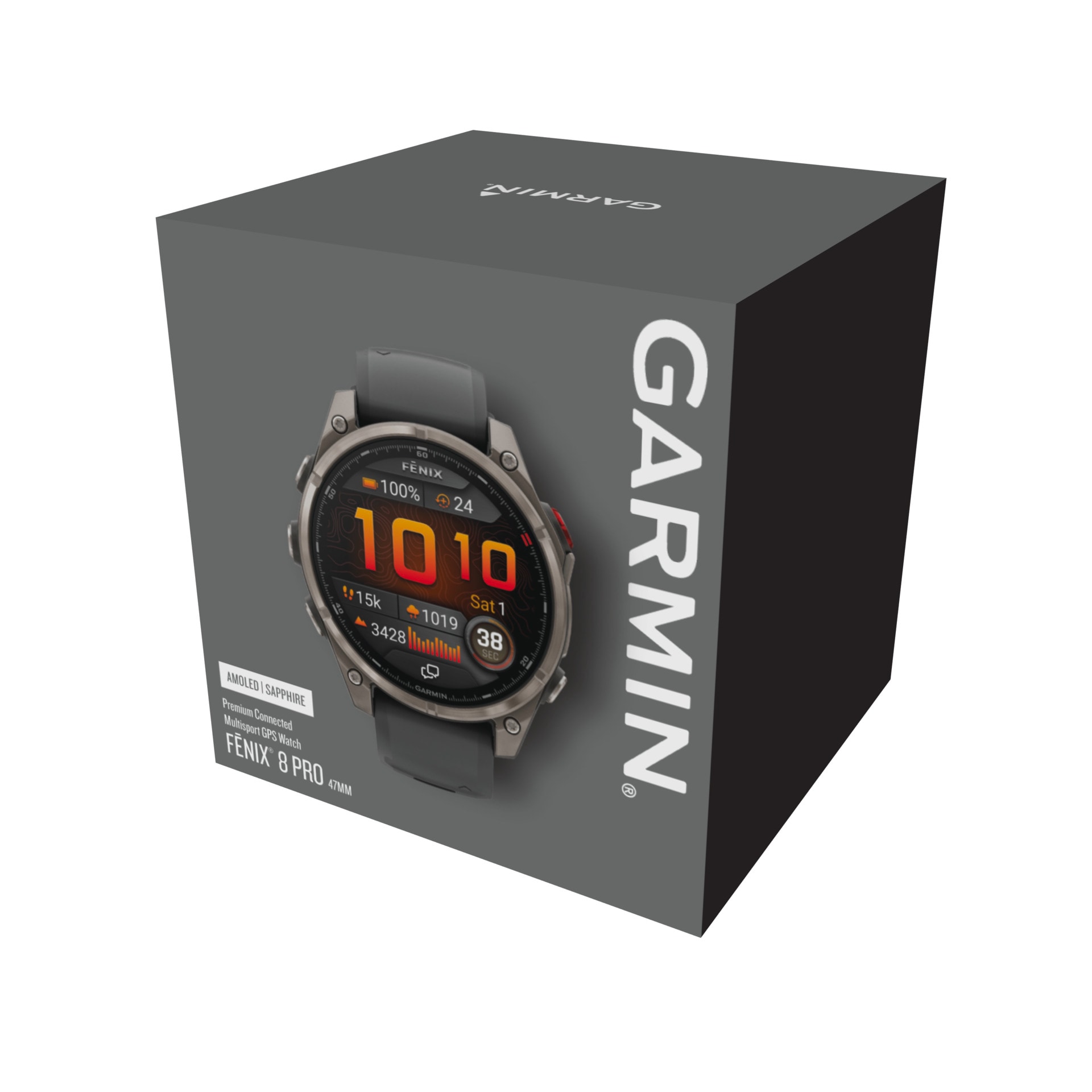 Garmin Smartwatch »FENIX 8 Pro - 47 mm smarte Premium Multisport GPS-Uhr«, (3,556 cm / 1,4 Zoll), 32,00 GB