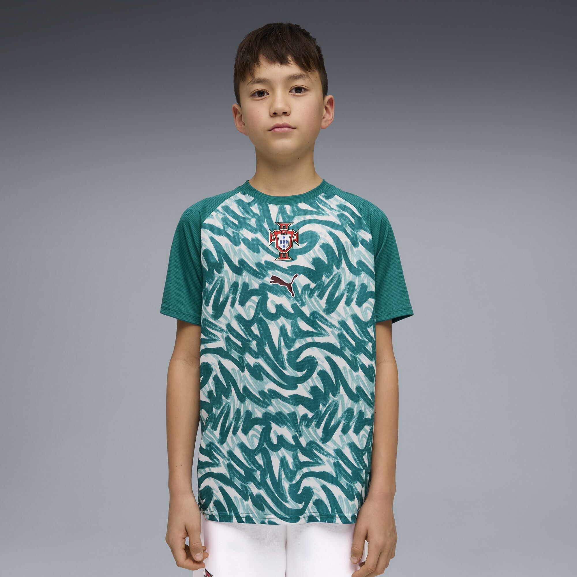 PUMA Trainingsshirt »Portugal Aufwärmtrikot Jugendliche«