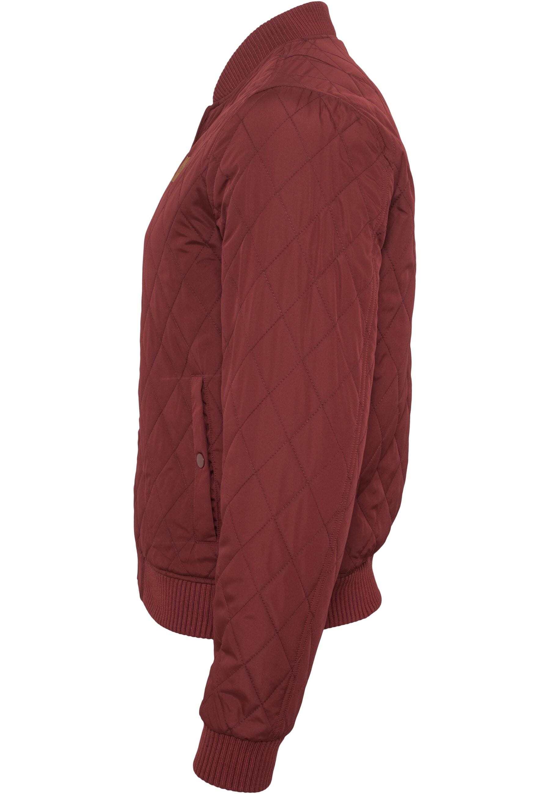 URBAN CLASSICS Allwetterjacke »Urban Classics Herren Diamond Quilt Nylon Jacket«, (1 St.), ohne Kapuze