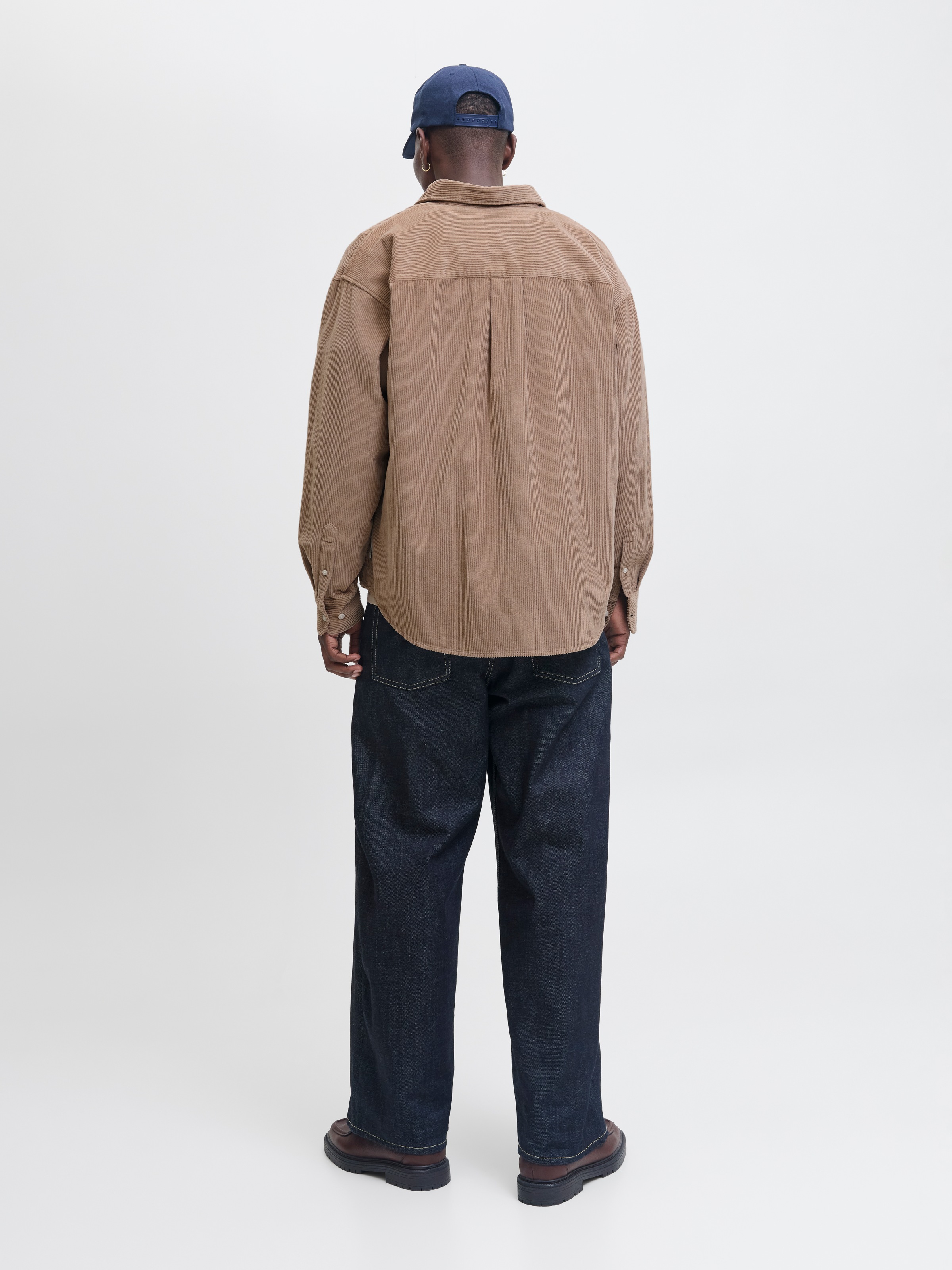 Jack & Jones Langarmhemd »JORINWOOD OVERSIZED CORD SHIRT LS«