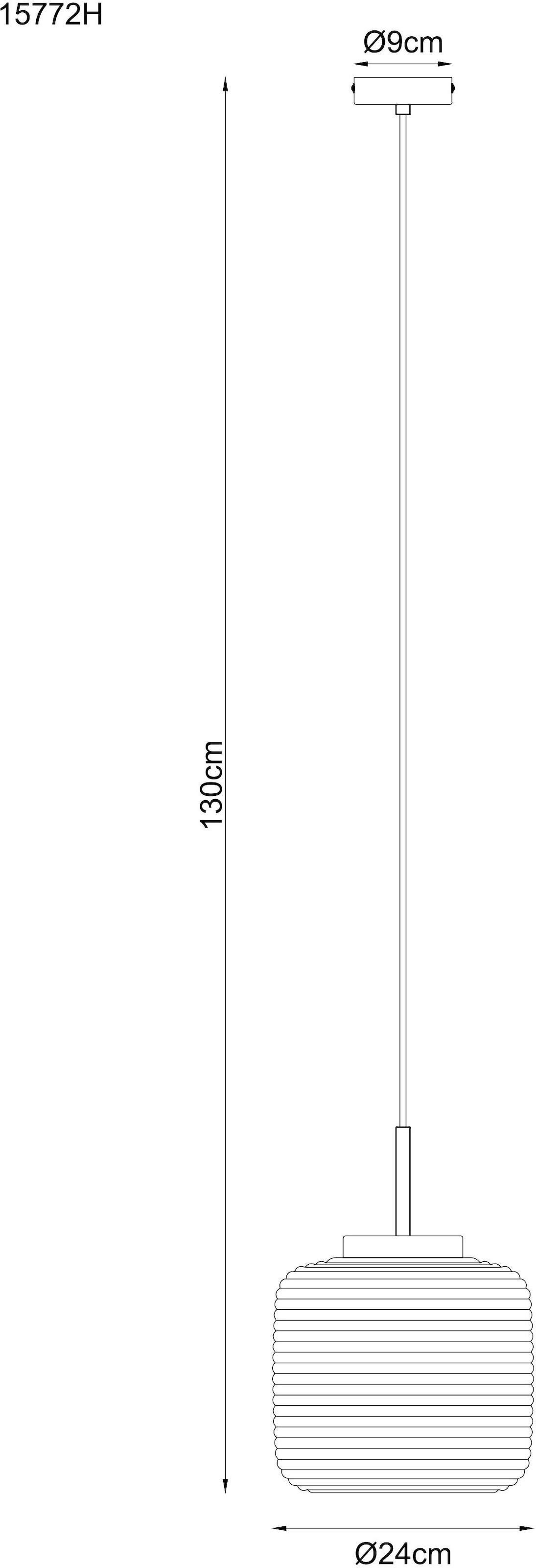 GLOBO LIGHTING Hängeleuchte »KLADORA« E27 1 Stk. Hängelampe Esszimmer-Leuchte Esstischleuchte Wohnzimmer