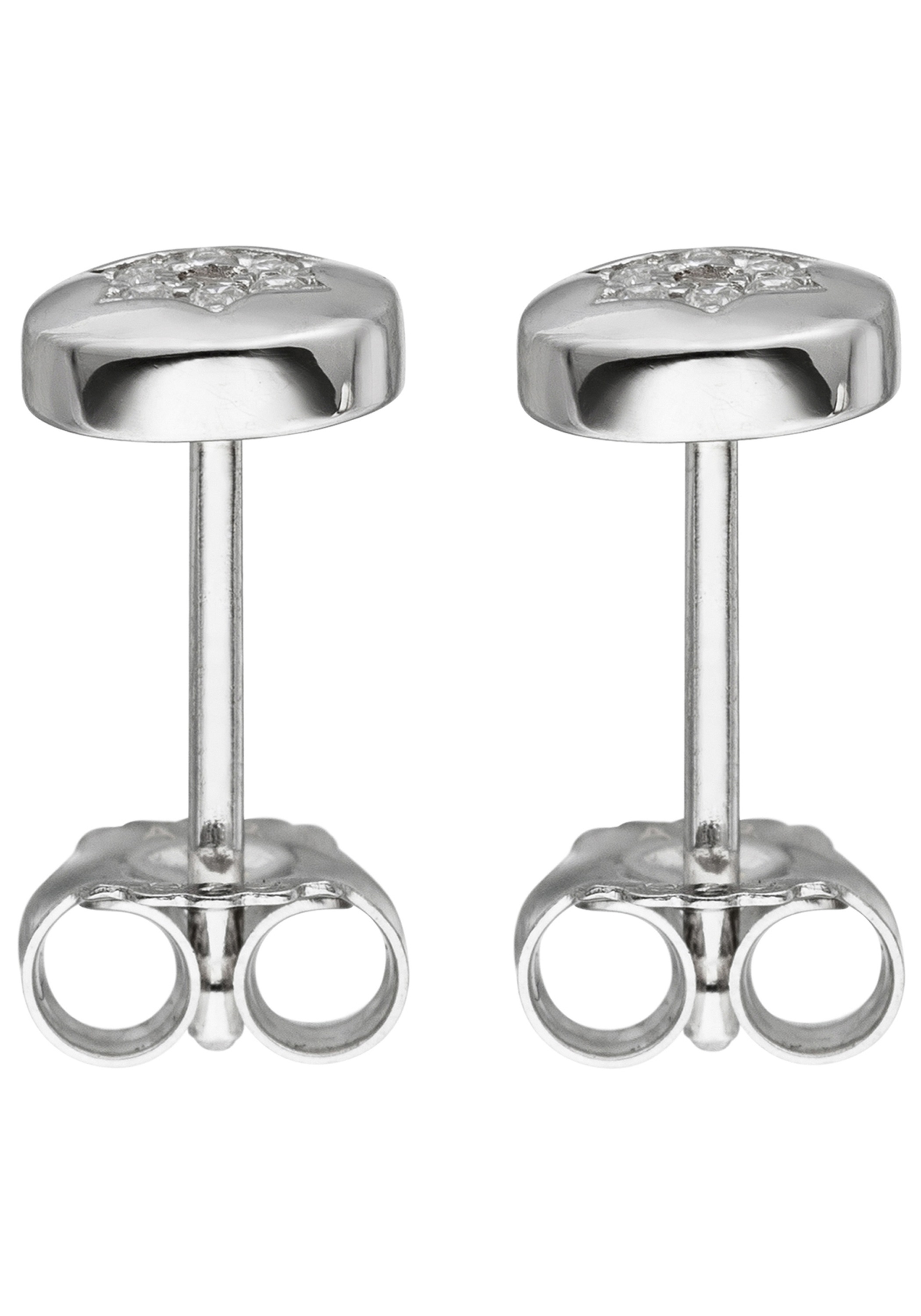 JOBO Stern Earrings Silver 6.3mm 2