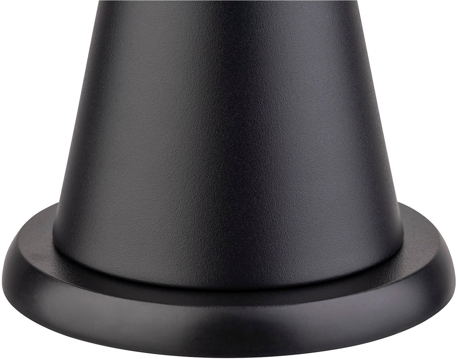 APS LED Tischleuchte »Akku-Tischleuchte "CONE", Höhe 18 cm«, 1 flammig, Leuchtmittel LED-Modul | LED fest integriert, inkl. Ladestation, USB-Ladekabel und Fernbedienung