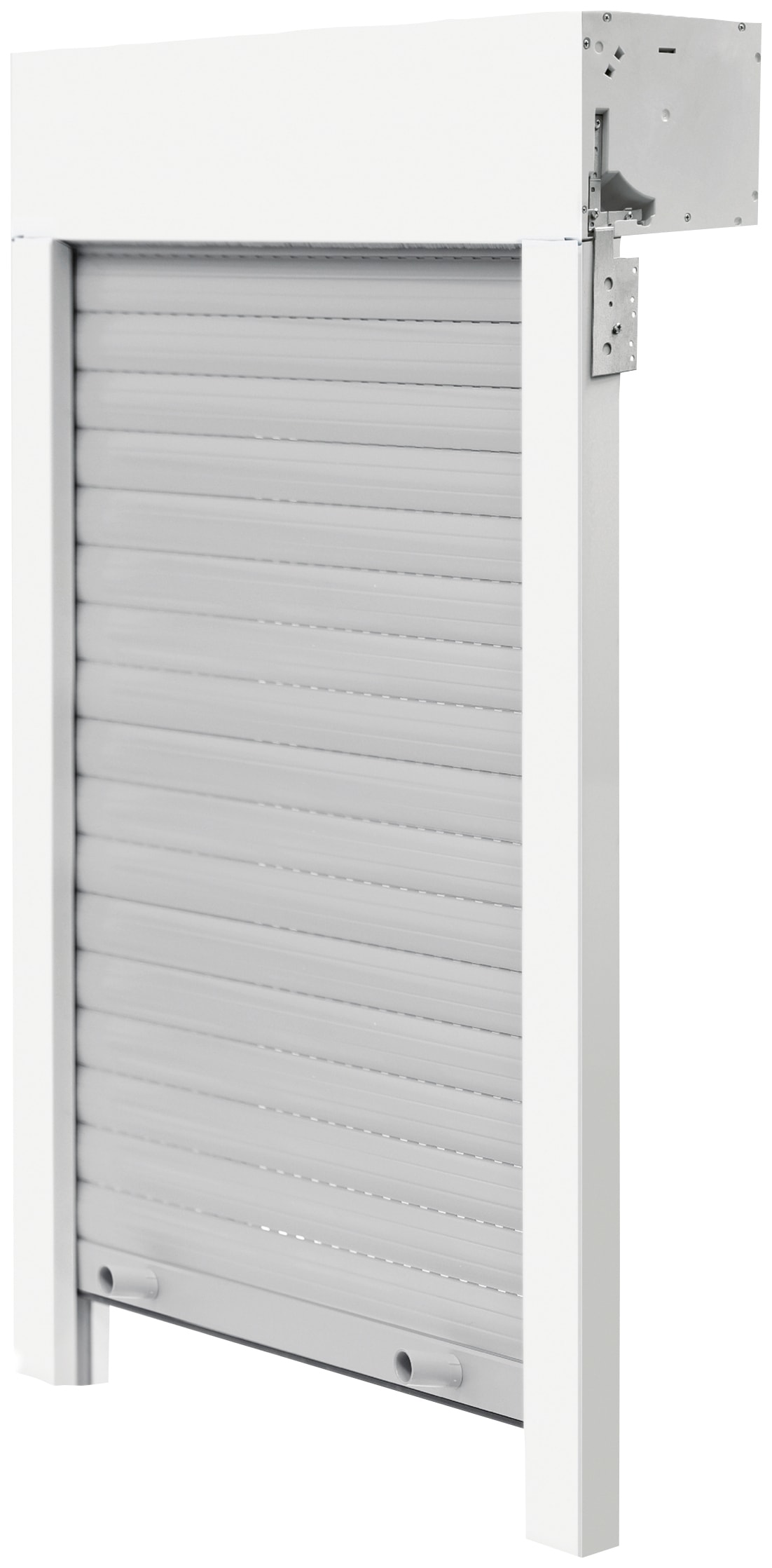 SCHELLENBERG Aufsatzrollladen "Set für Fenster, Mini System für 60 mm Stahlrohrwelle", (Set), PVC Jalousie, in verschied