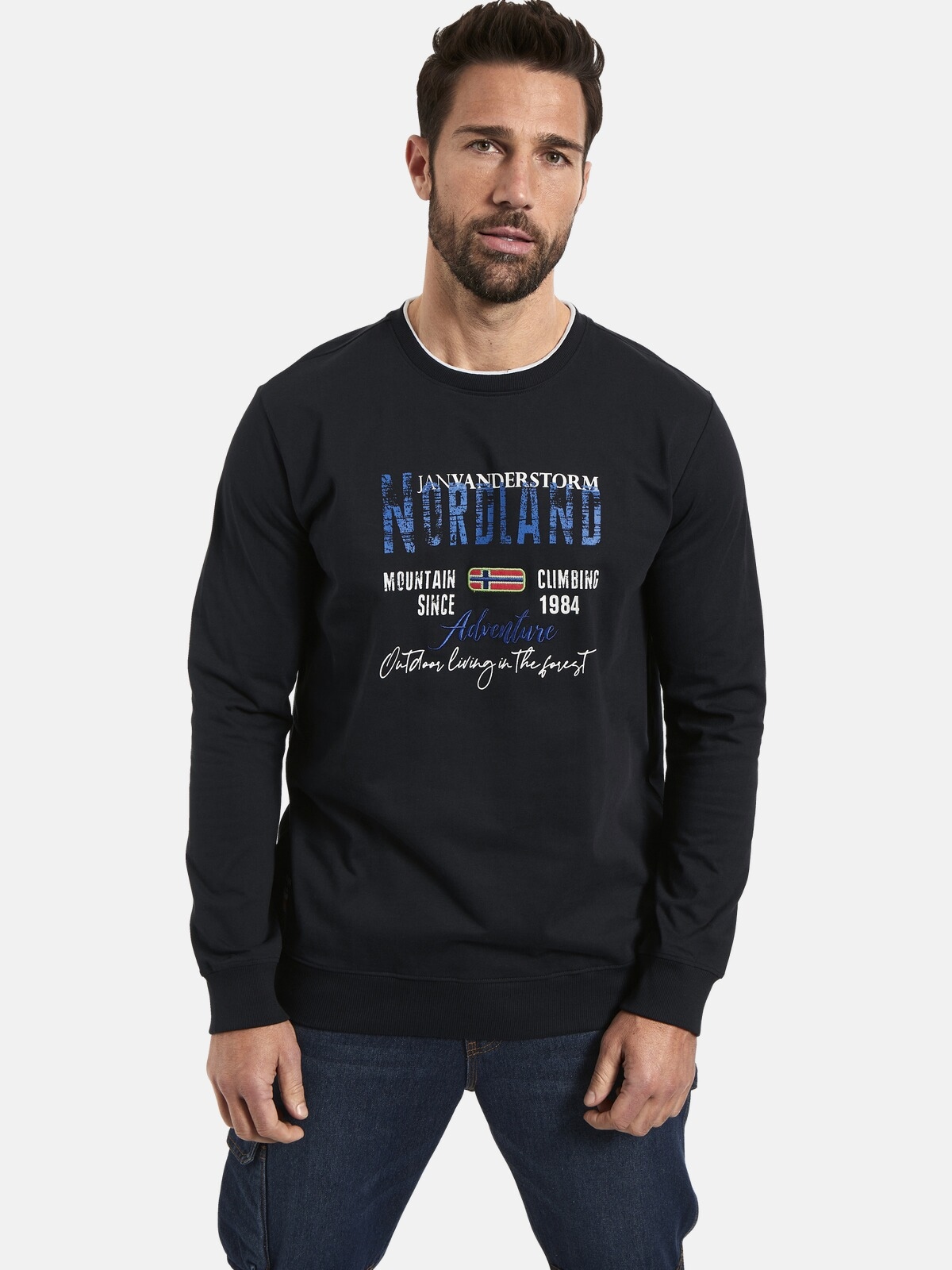 Jan Vanderstorm Sweatshirt "Doppelpack Sweatshirt BOTU" günstig online kaufen