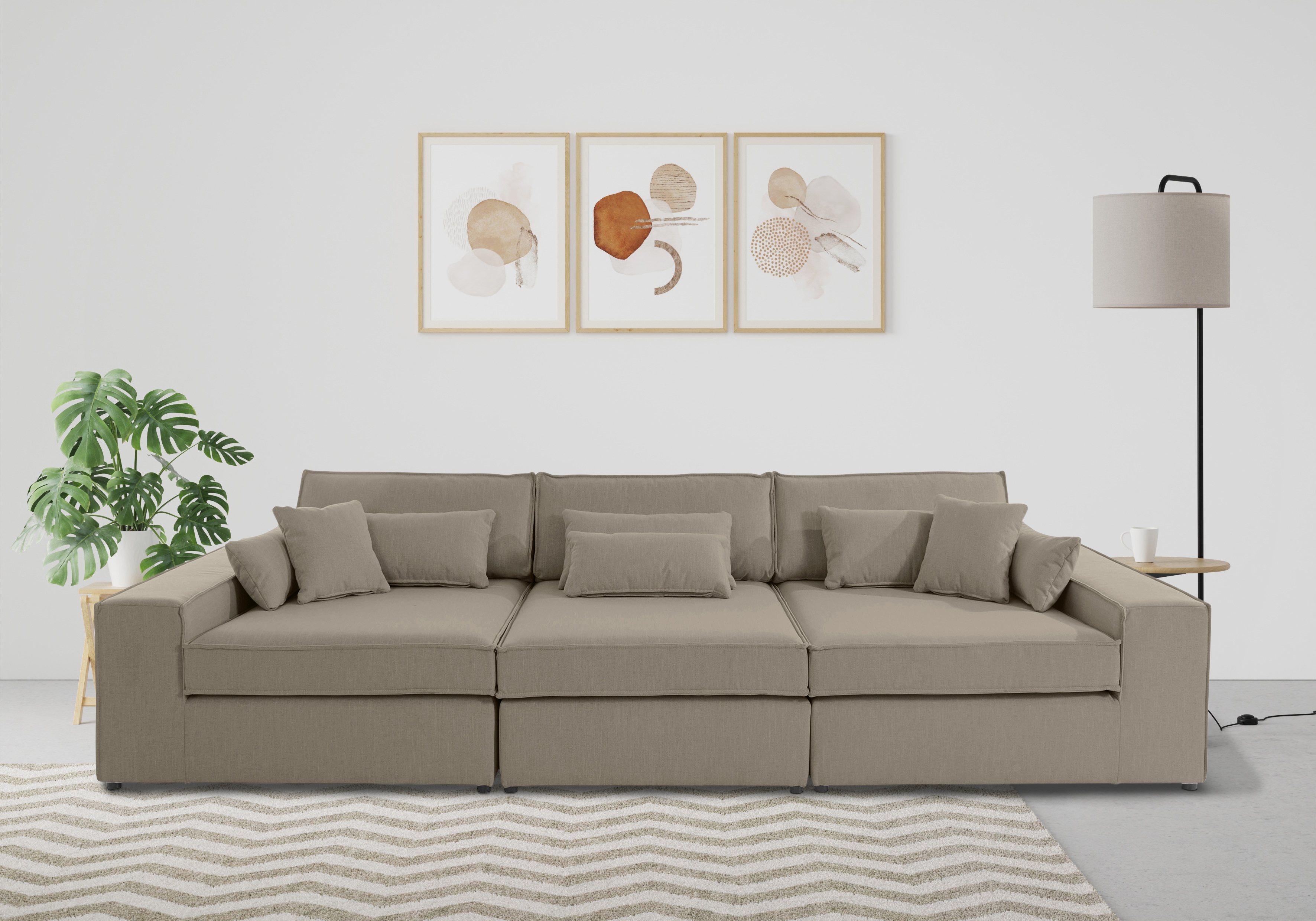 OTTO home 3-Sitzer "Enid" 3 Teile, bestehend aus Modulen, in vielen Bezügen, auch in Breitcord