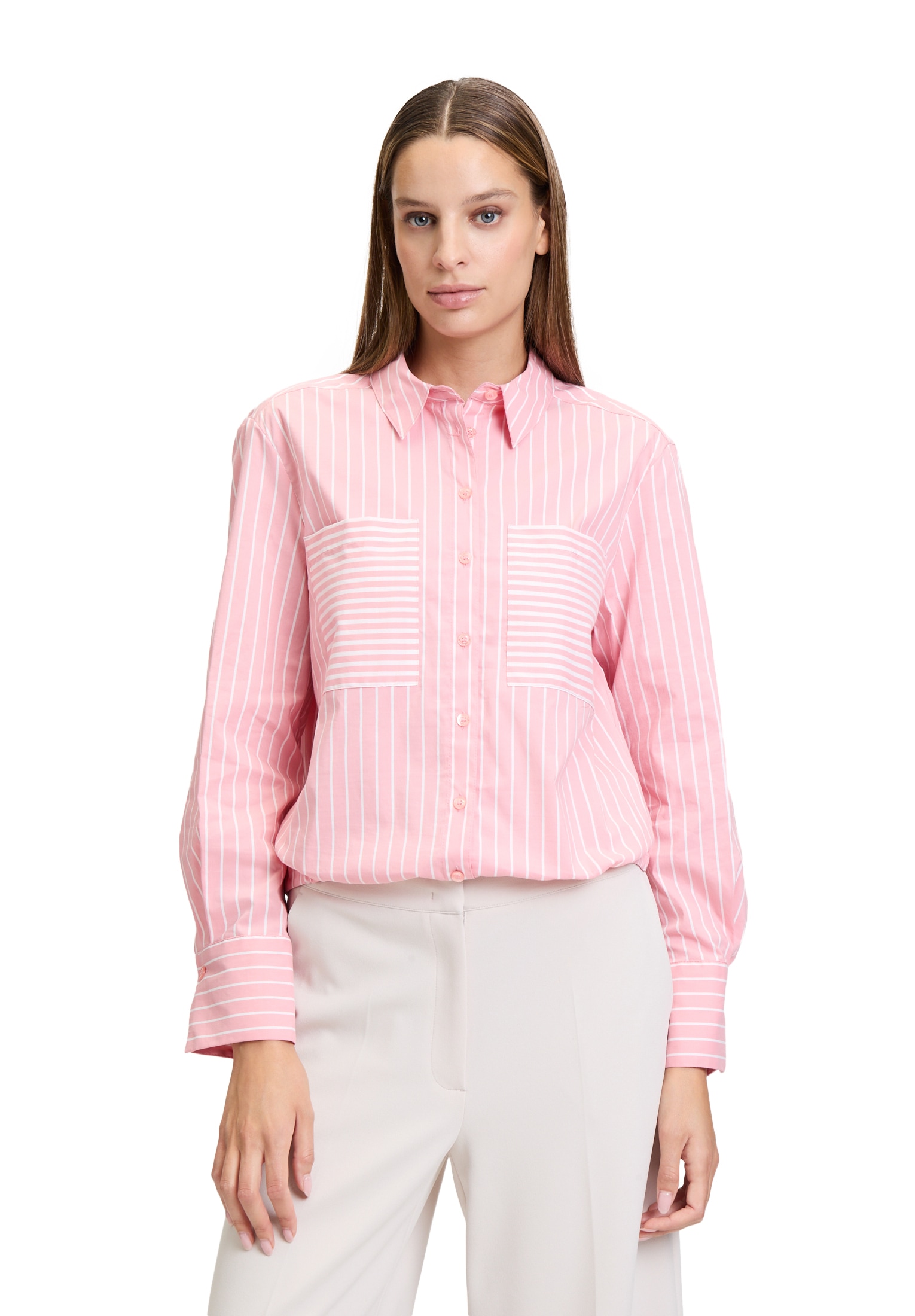 Betty Barclay Hemdbluse "Betty Barclay Damen Hemdbluse mit Kragen" günstig online kaufen