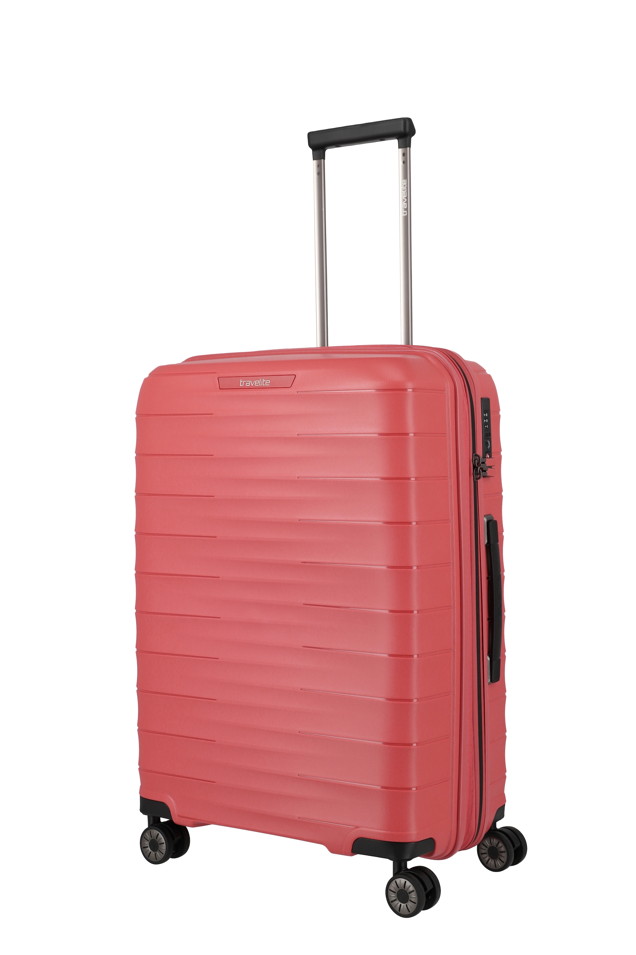 travelite Trolleyset »MOOBY 3-teilig Reisekoffer Hartschale« mit TSA-Schloss und recyceltem Polypropylen