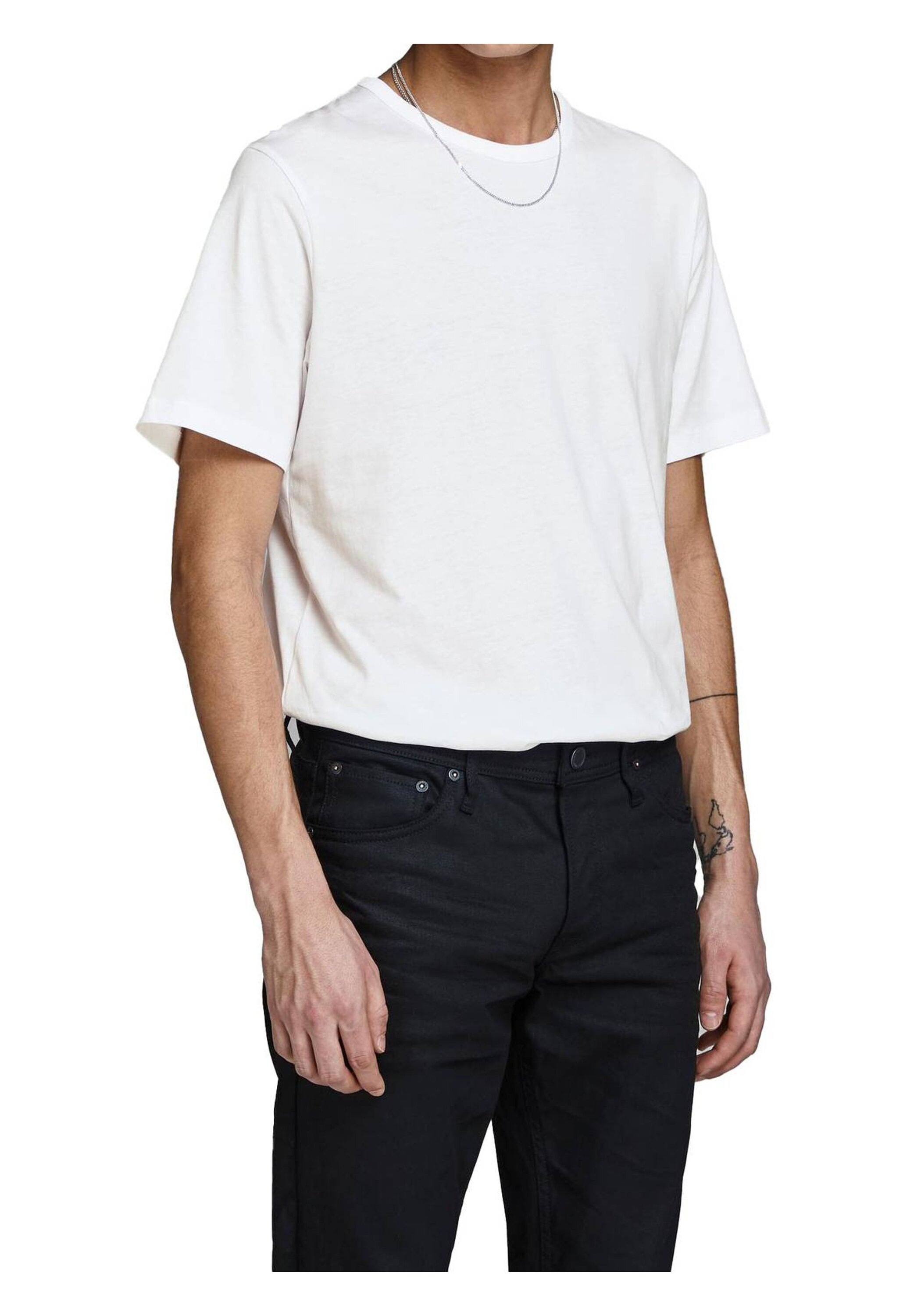 Jack & Jones T-Shirt "T-Shirt JACBASIC CREW NECK TEE 2PK 4er Pack" günstig online kaufen