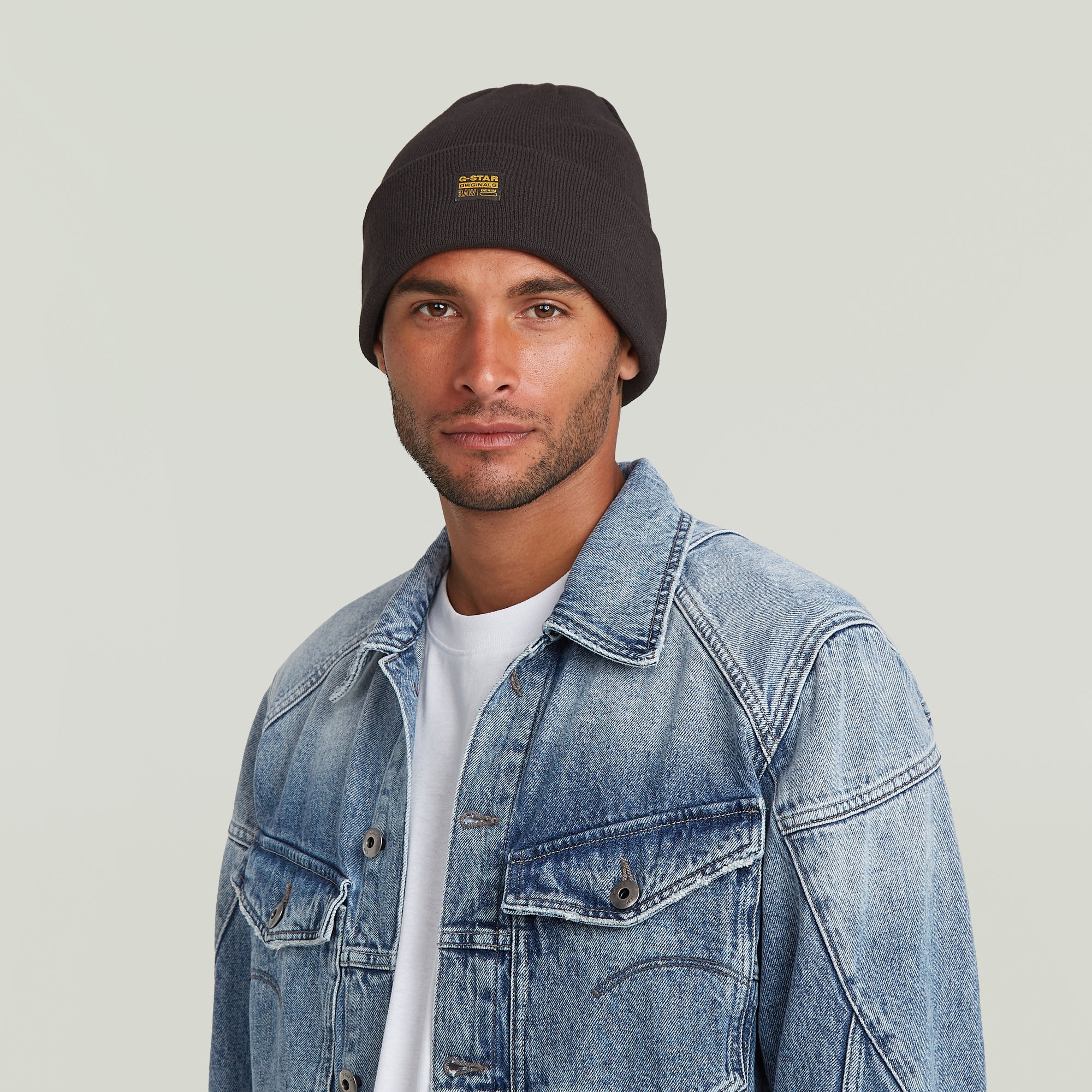 G-STAR "Effo Long Beanie" mit Aufnäher vorn günstig online kaufen