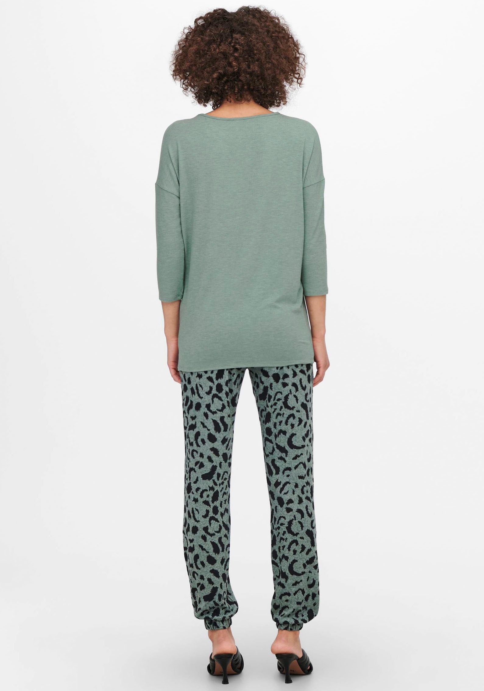 ONLY 3/4-Arm-Shirt »ONLGLAMOUR 3/4 TOP JRS NOOS«, in lässiger Oversize-Form